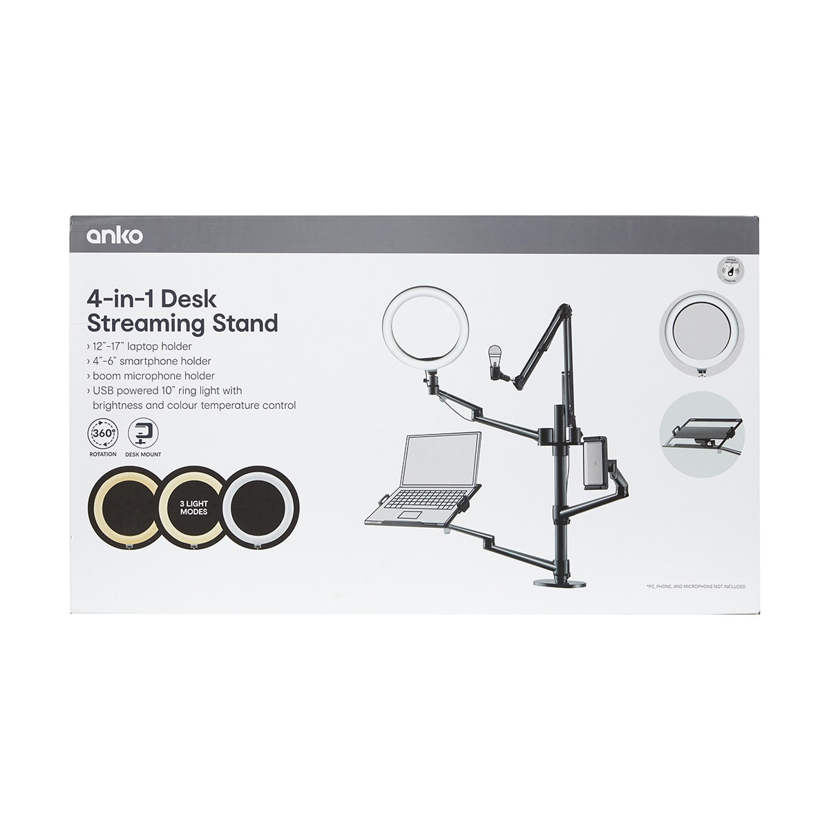 4 In 1 Desk Streaming Stand Kmart   Bc7f5a34 8635 43d1 Bdd6 B77131c1ec0f 