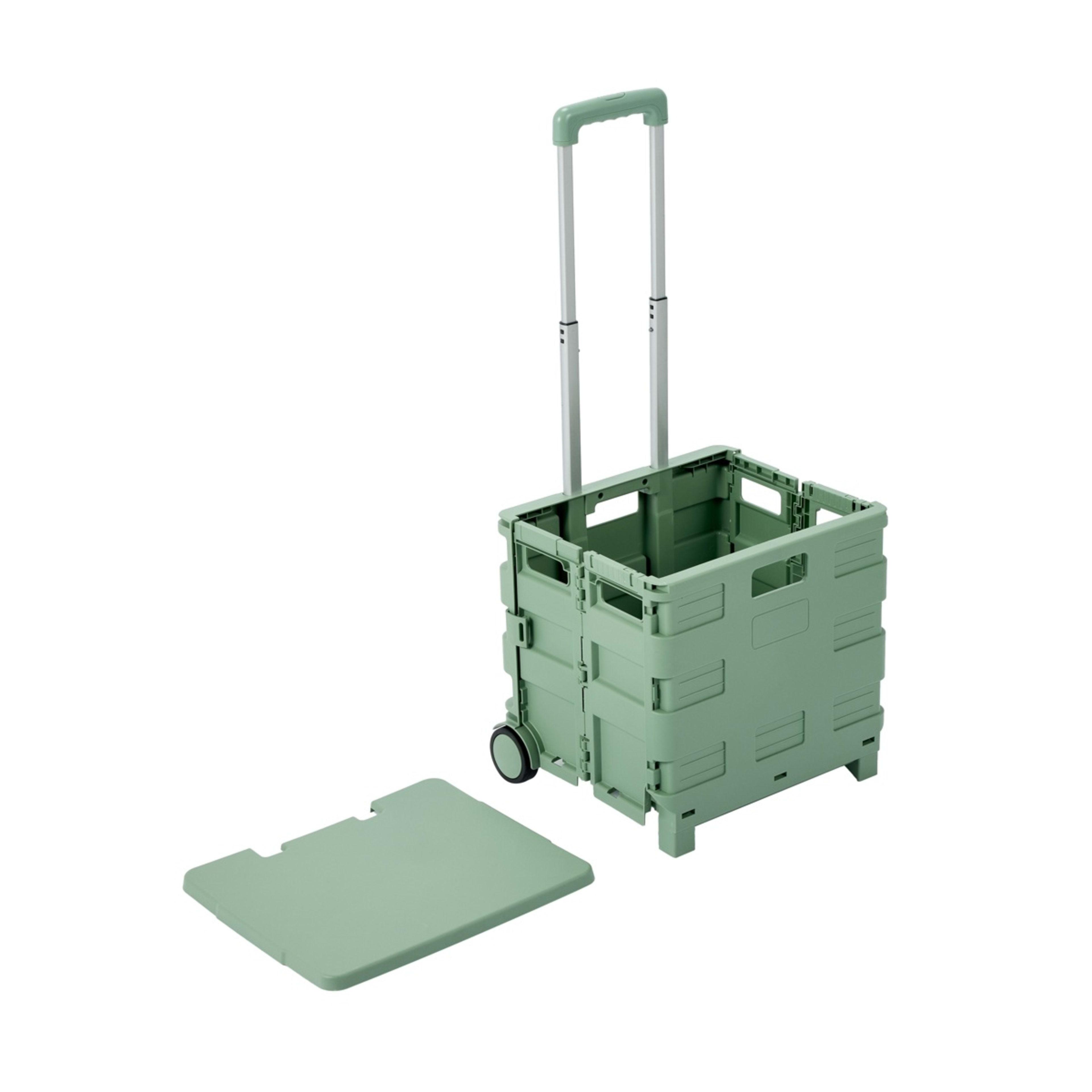 3 Collapsible Trolley Box - Sage, 3 of 10