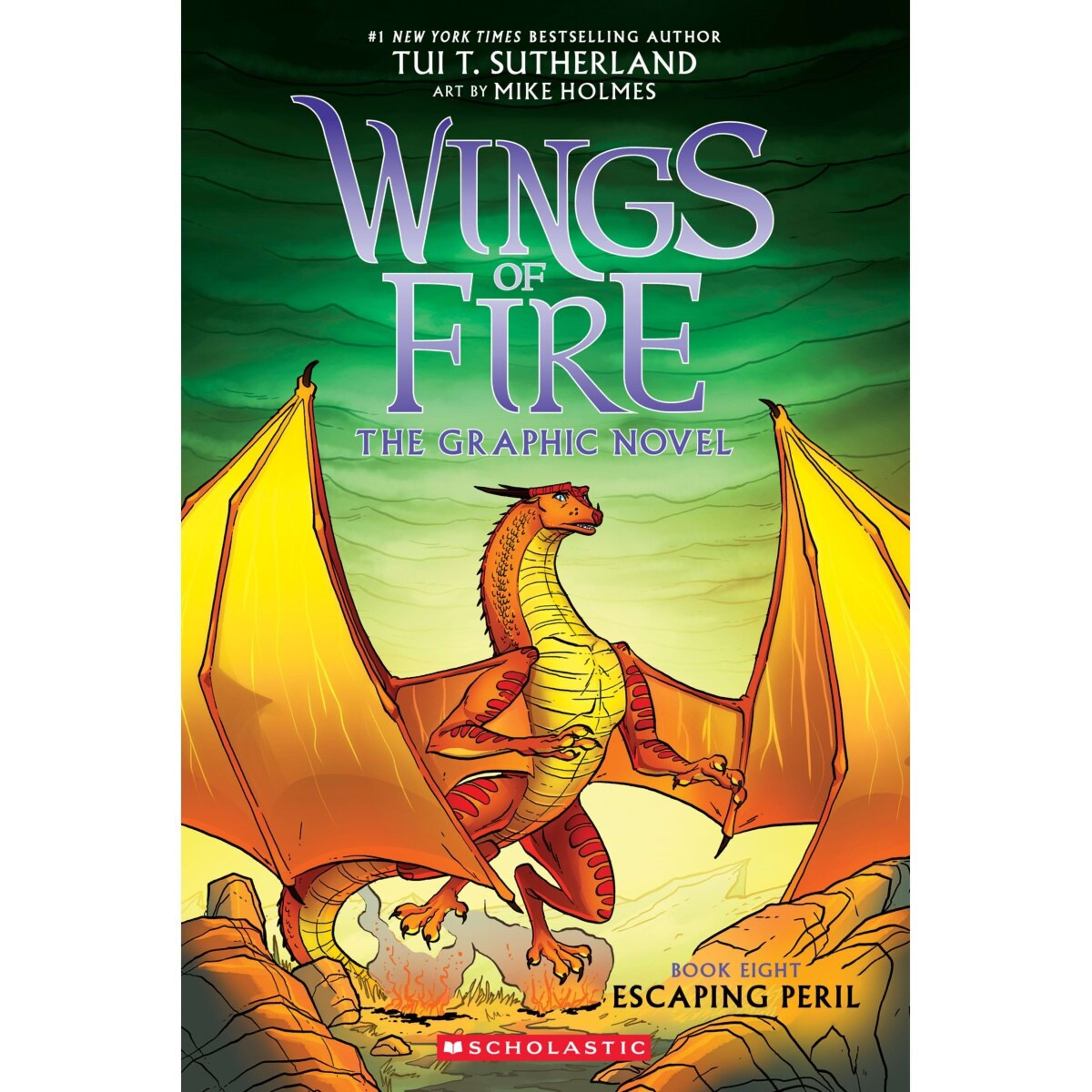 1 Wings of Fire The Graphic Novel: Escaping Peril by Tui T. Sutherland - Book 8