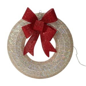 Low Voltage 50cm Tinsel Wreath - Kmart