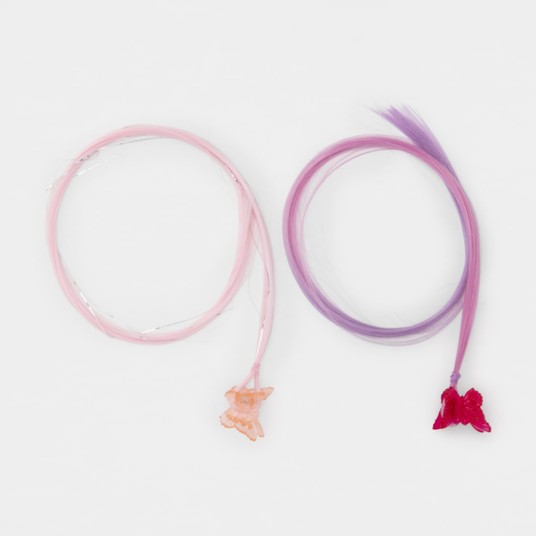 2 Pack Butterfly Mini Hair Extension Clips Kmart