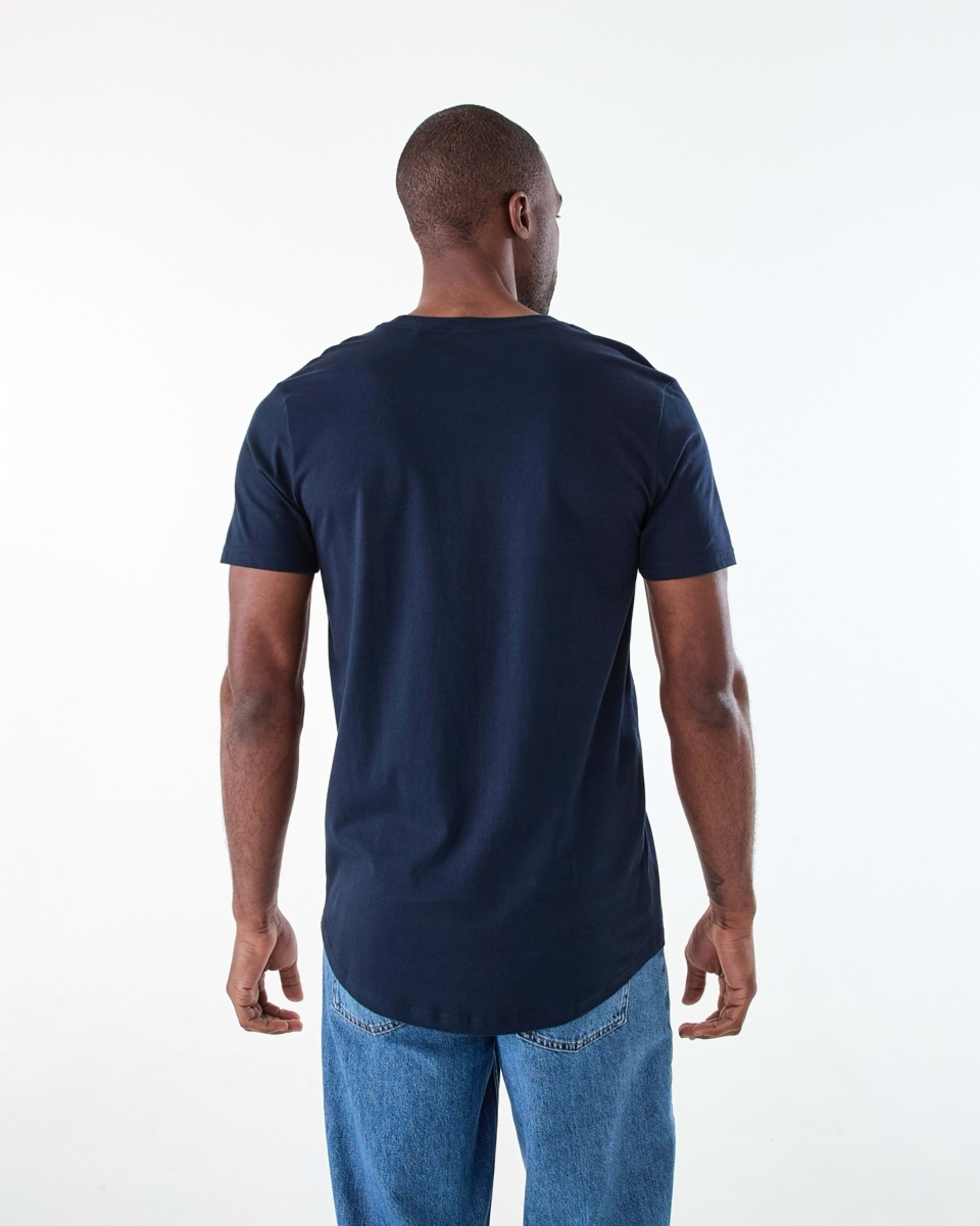3 Australian Grown Cotton Longline T-shirt SKY CAPTAIN, 3 of 6