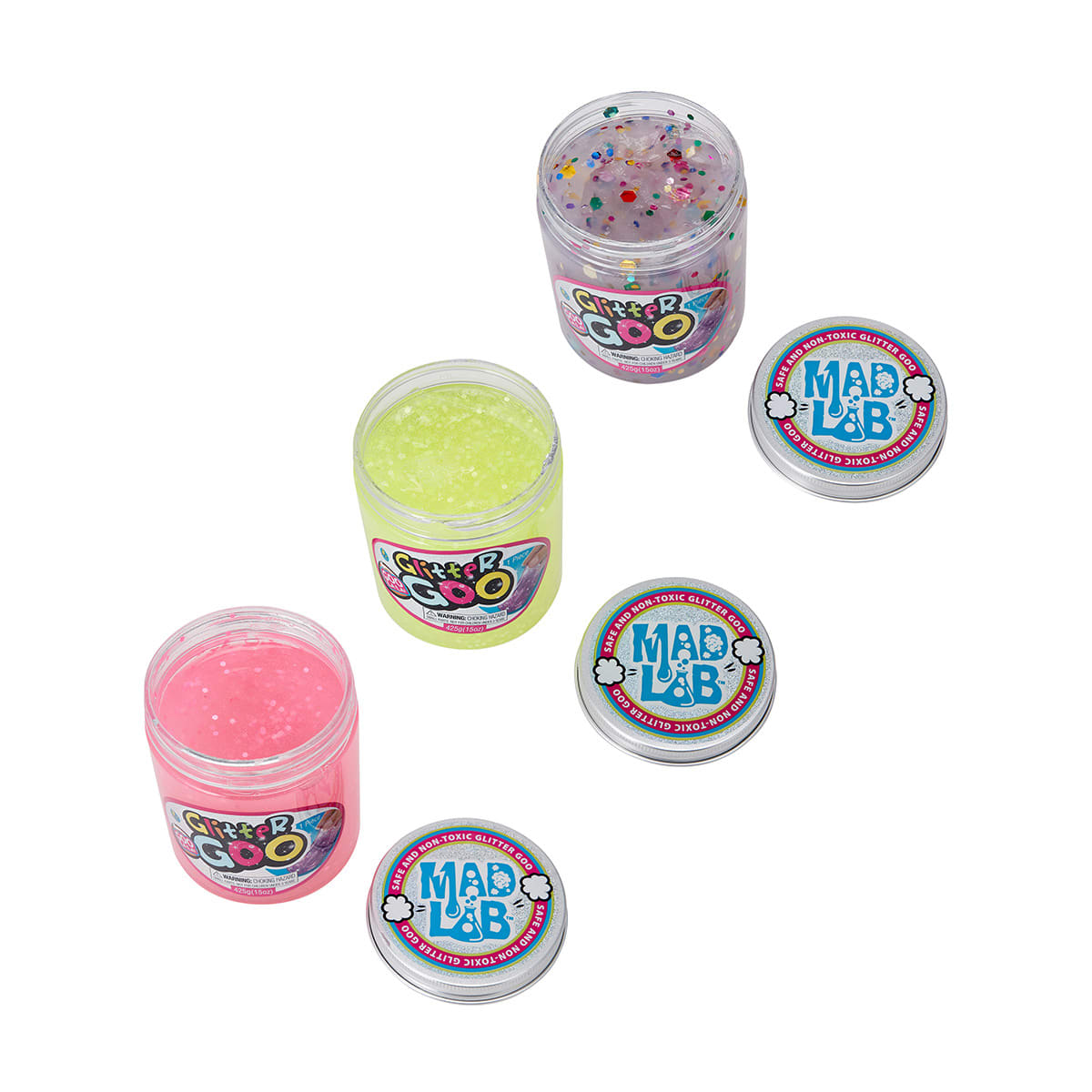 Glitter Goo Sticker Label 425g Assorted Kmart