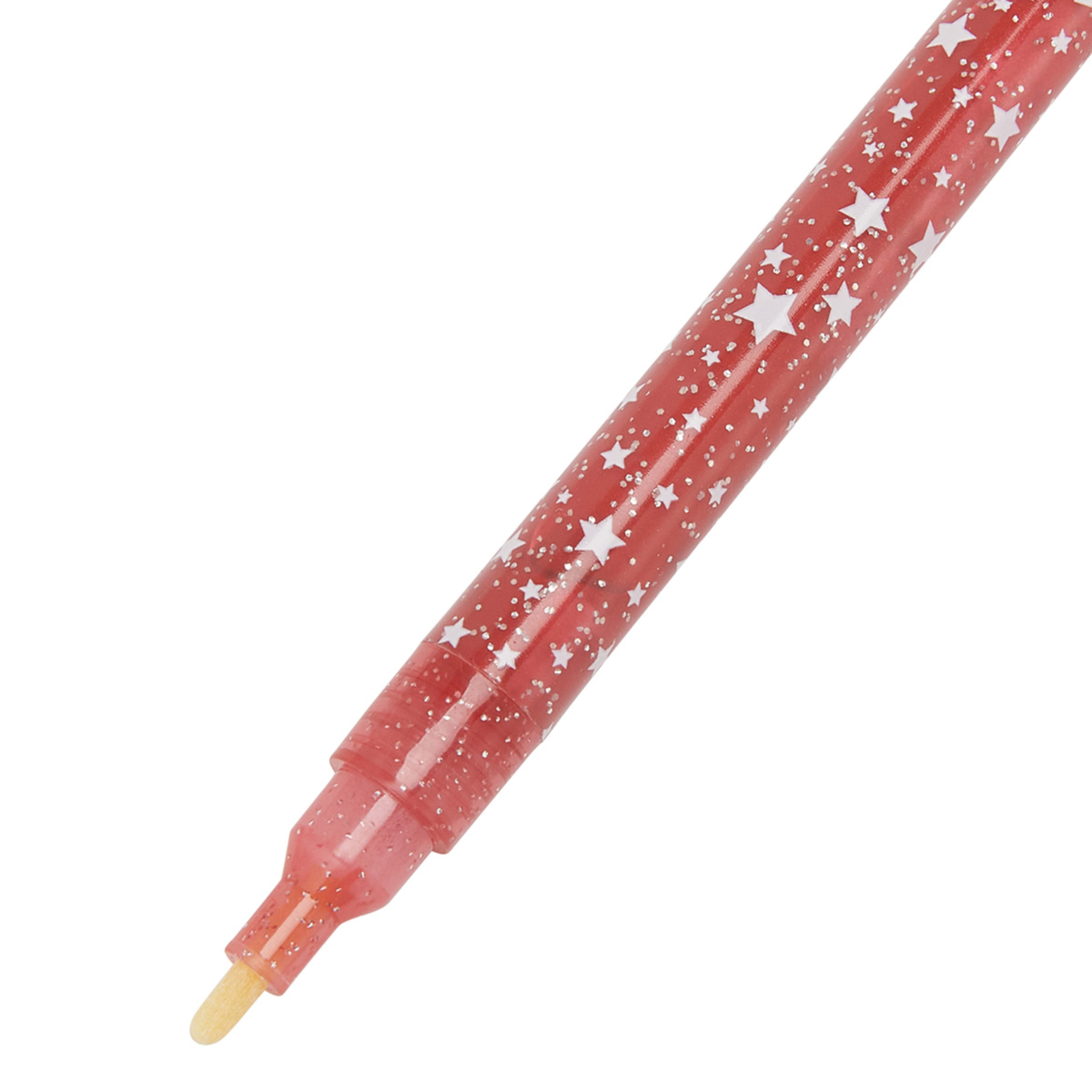 10 Pack Artist Glitter Markers Assorted Kmart