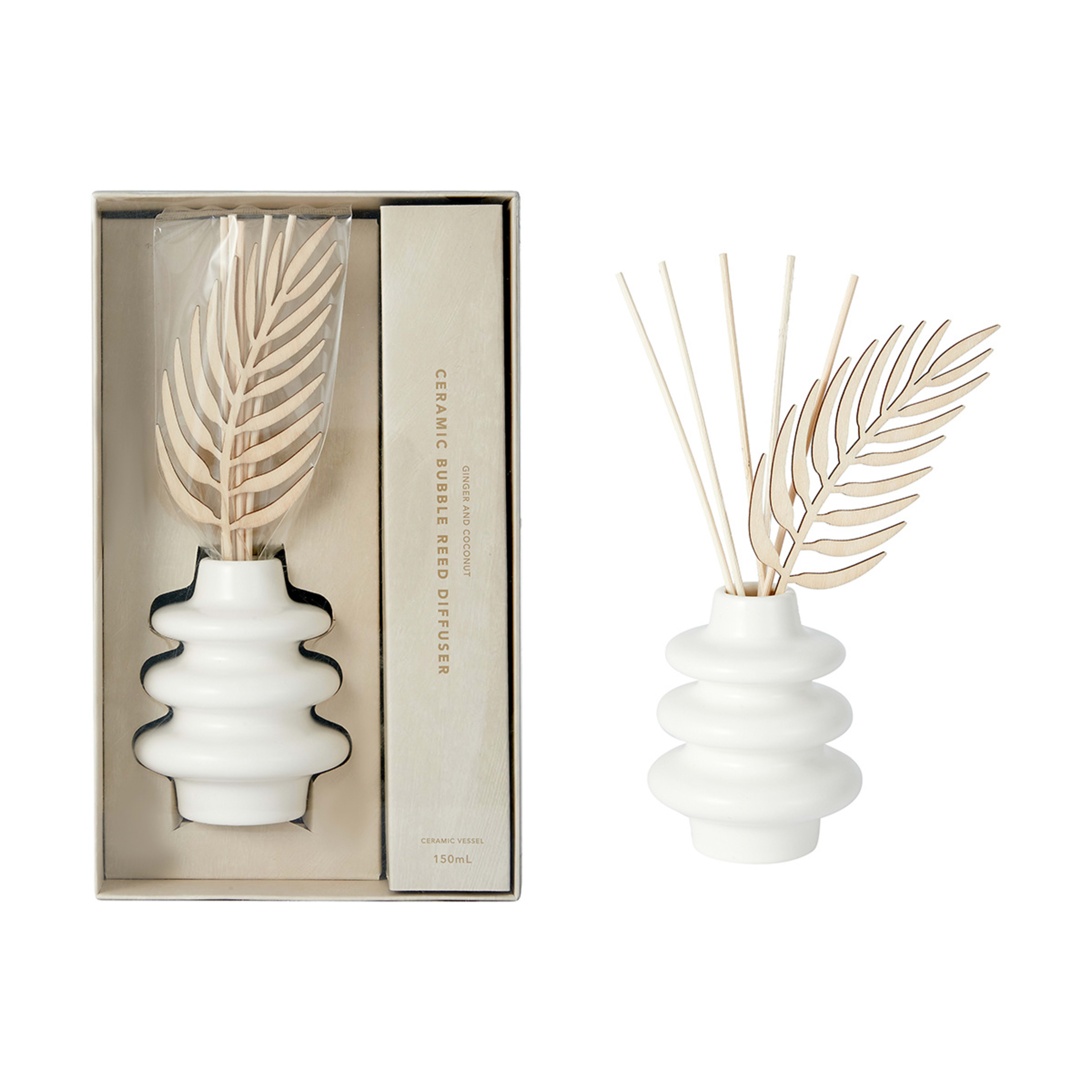 1 Ceramic Bubble Reed Diffuser 150ml, 1 of 6