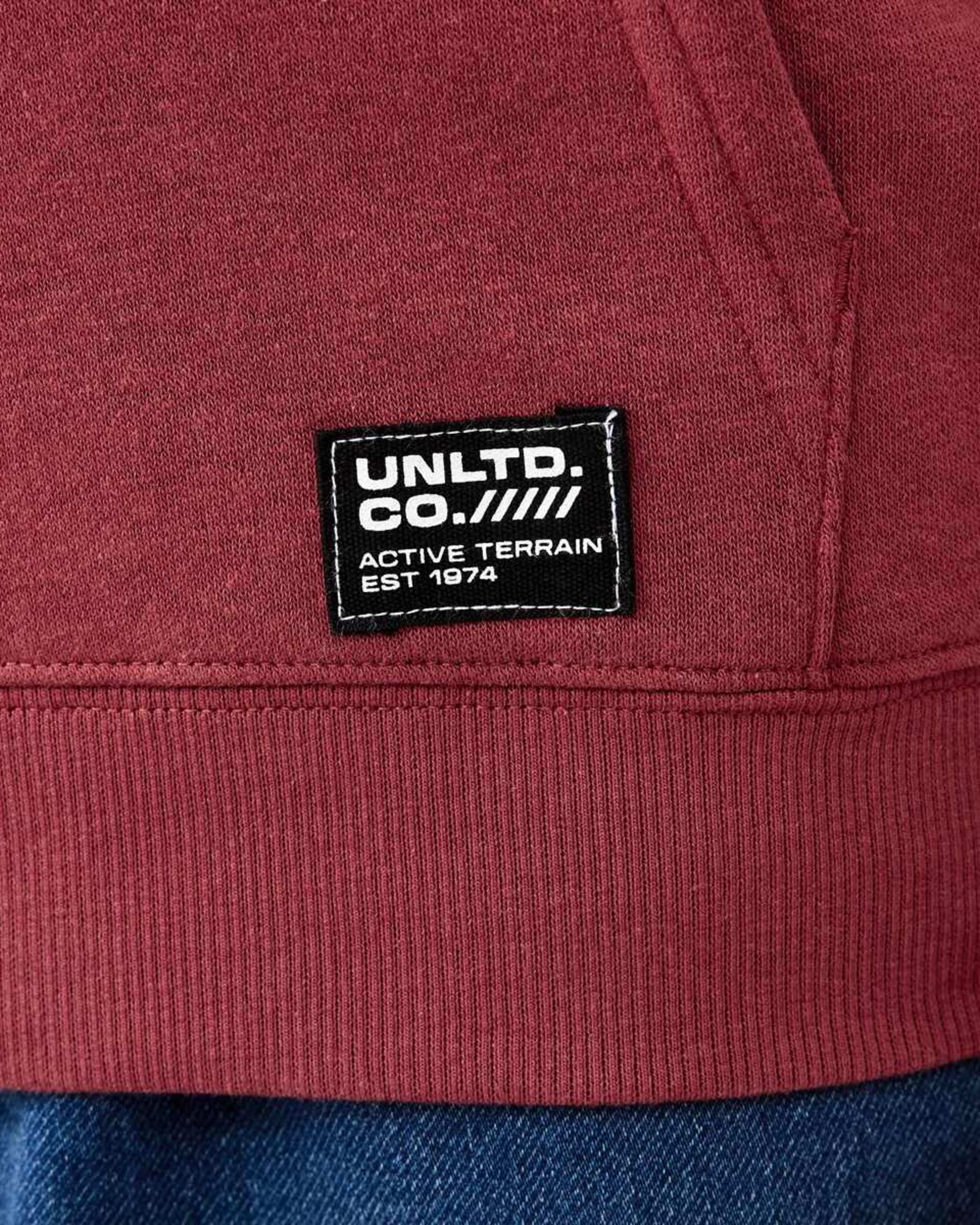 5 Oversized Hoodie With Pocket Red Brick, 5 of 9