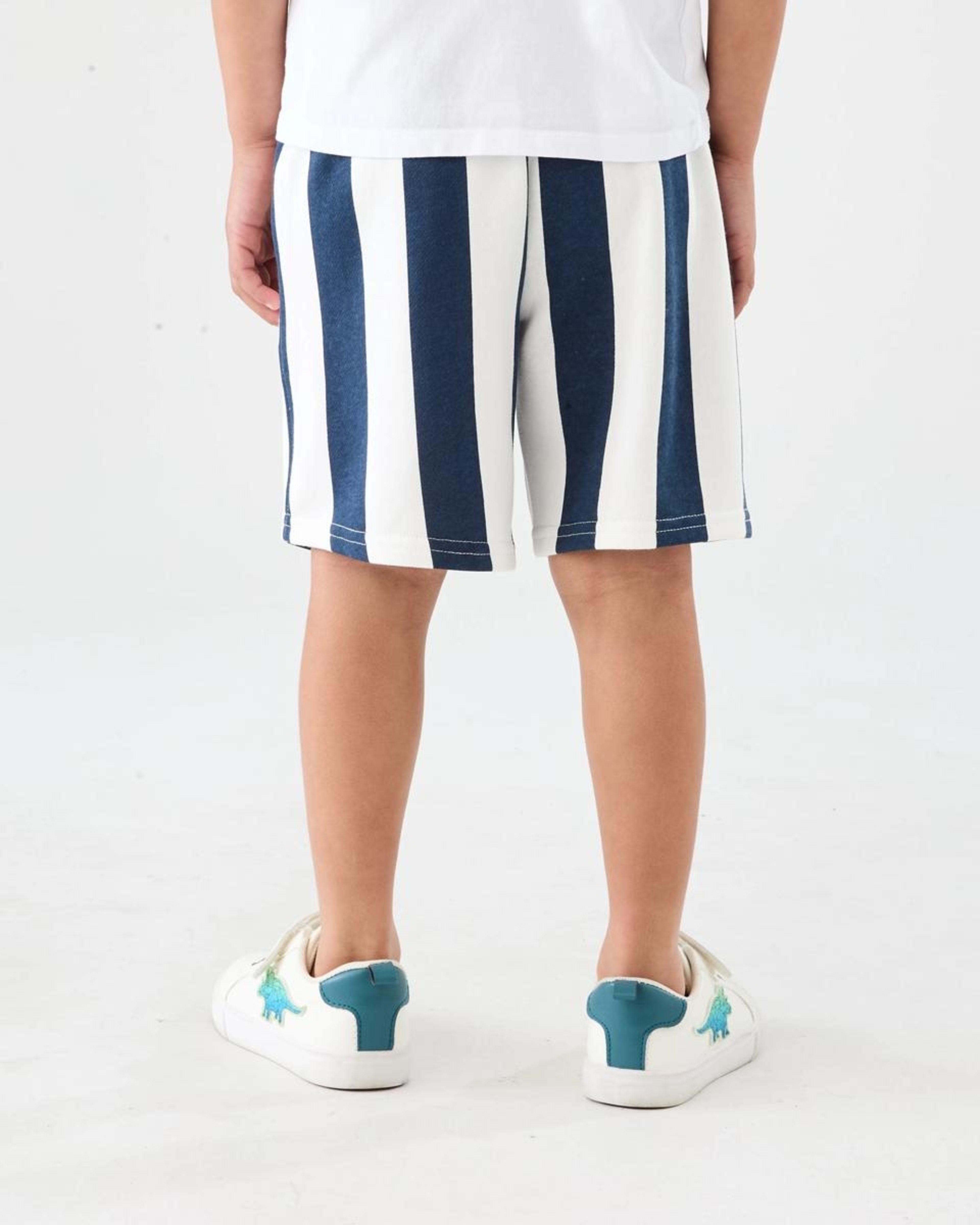 2 Bold Stripe Shorts Nvy Stripe, 2 of 6