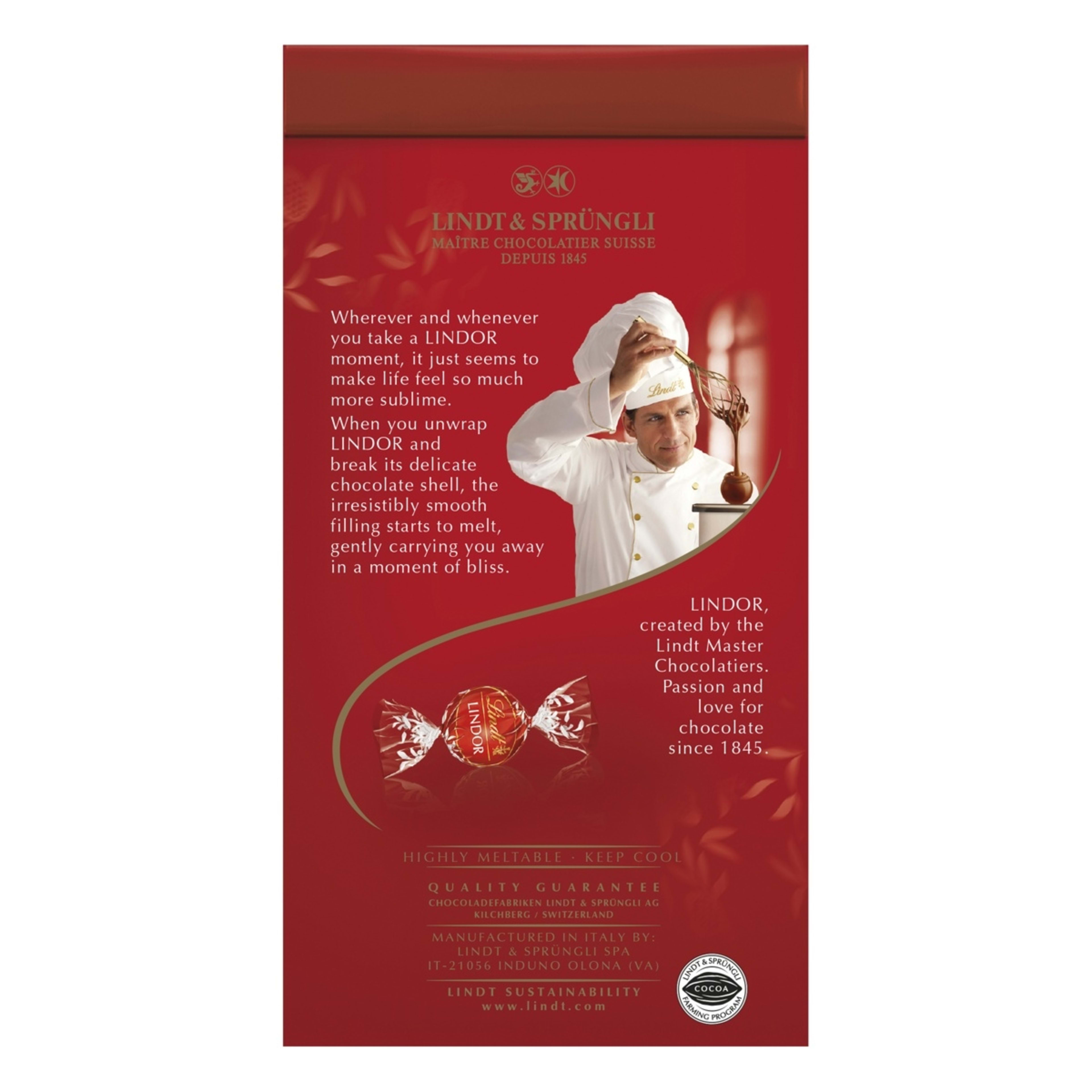 3 Lindt LINDOR Milk Chocolate Bag 125g, 3 of 9