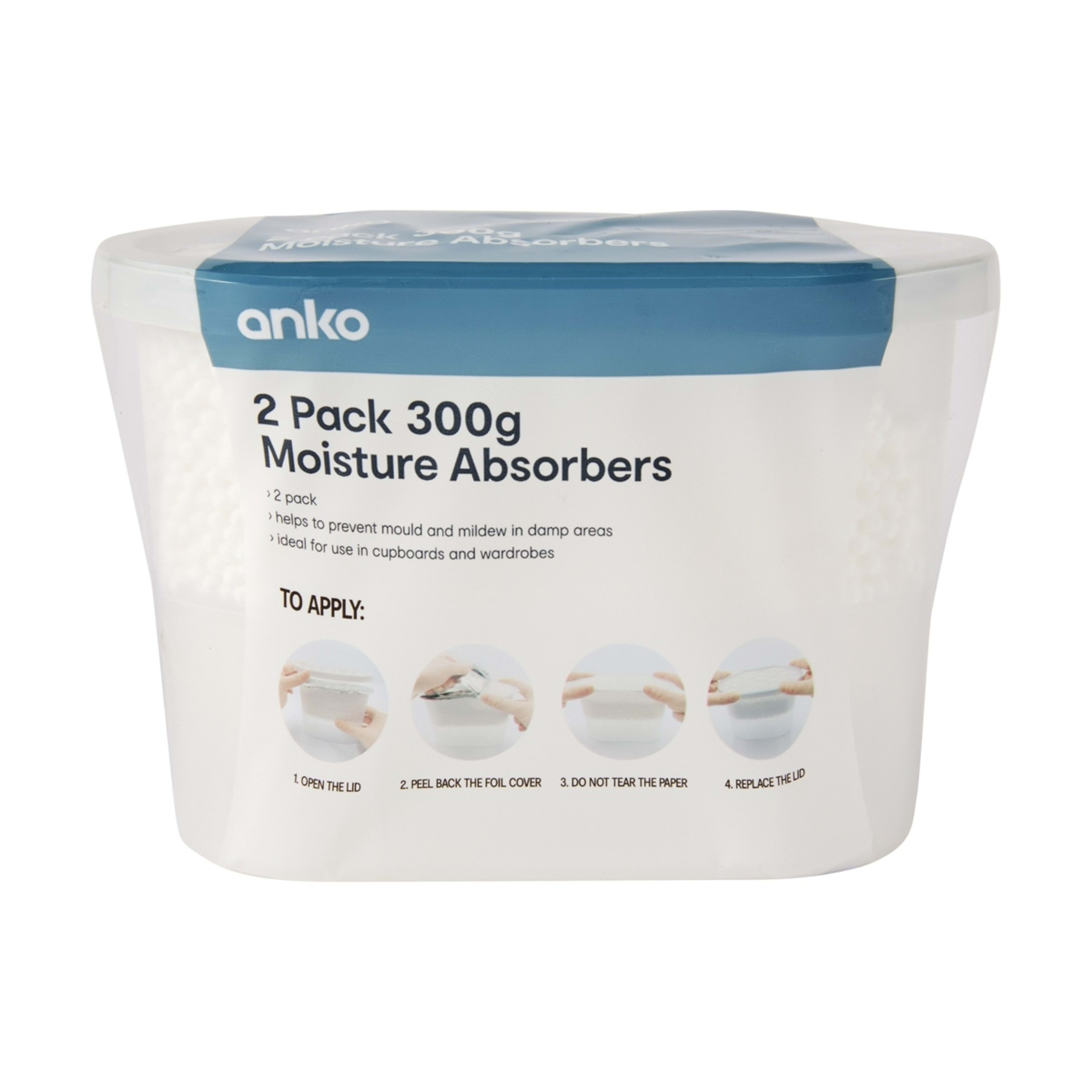 1 2 Pack 300g Moisture Absorbers