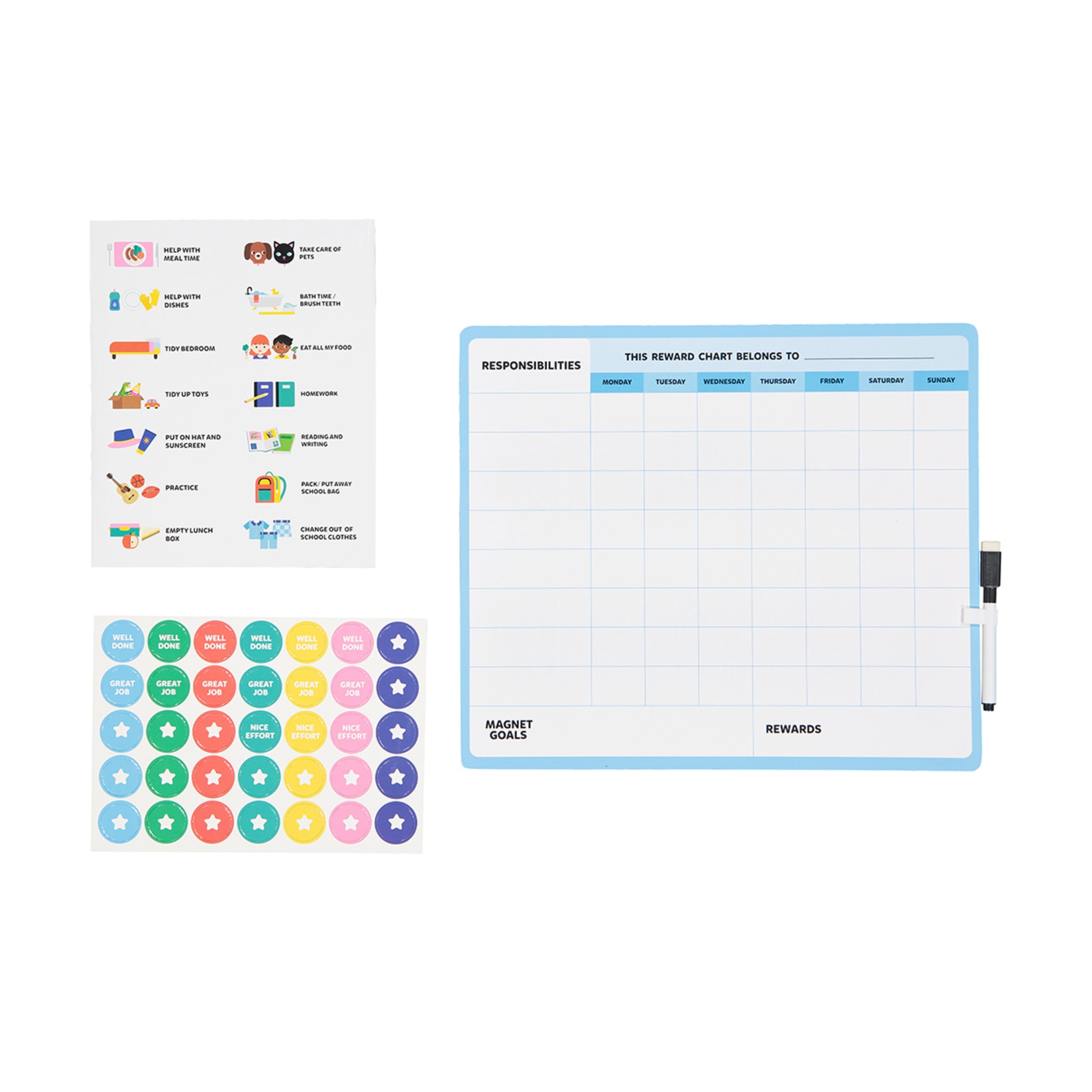 Reward Chart Daily Tasks Kmart