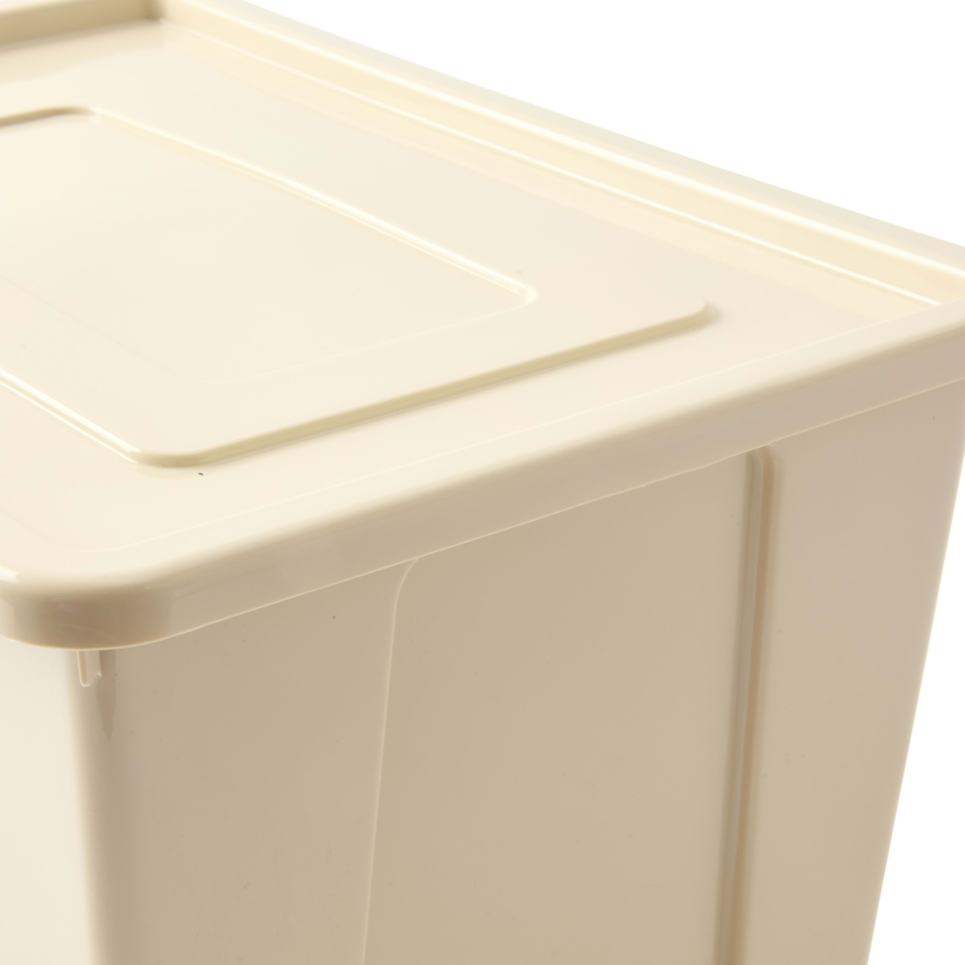9 3 Pack 20L Storage Boxes - Beige, 9 of 10