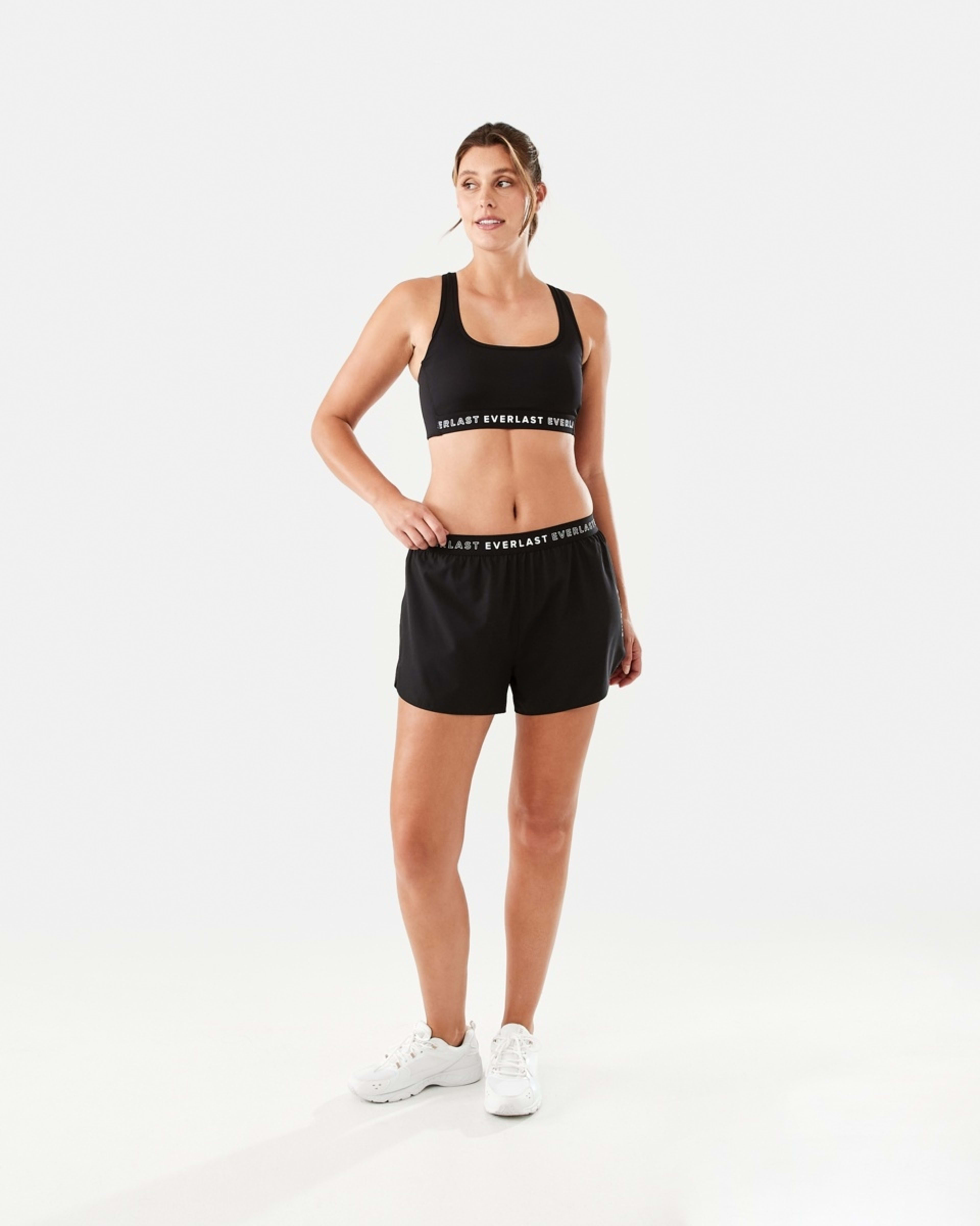 7 Everlast Womens Woven Shorts EVERLAST BLACK, 7 of 7