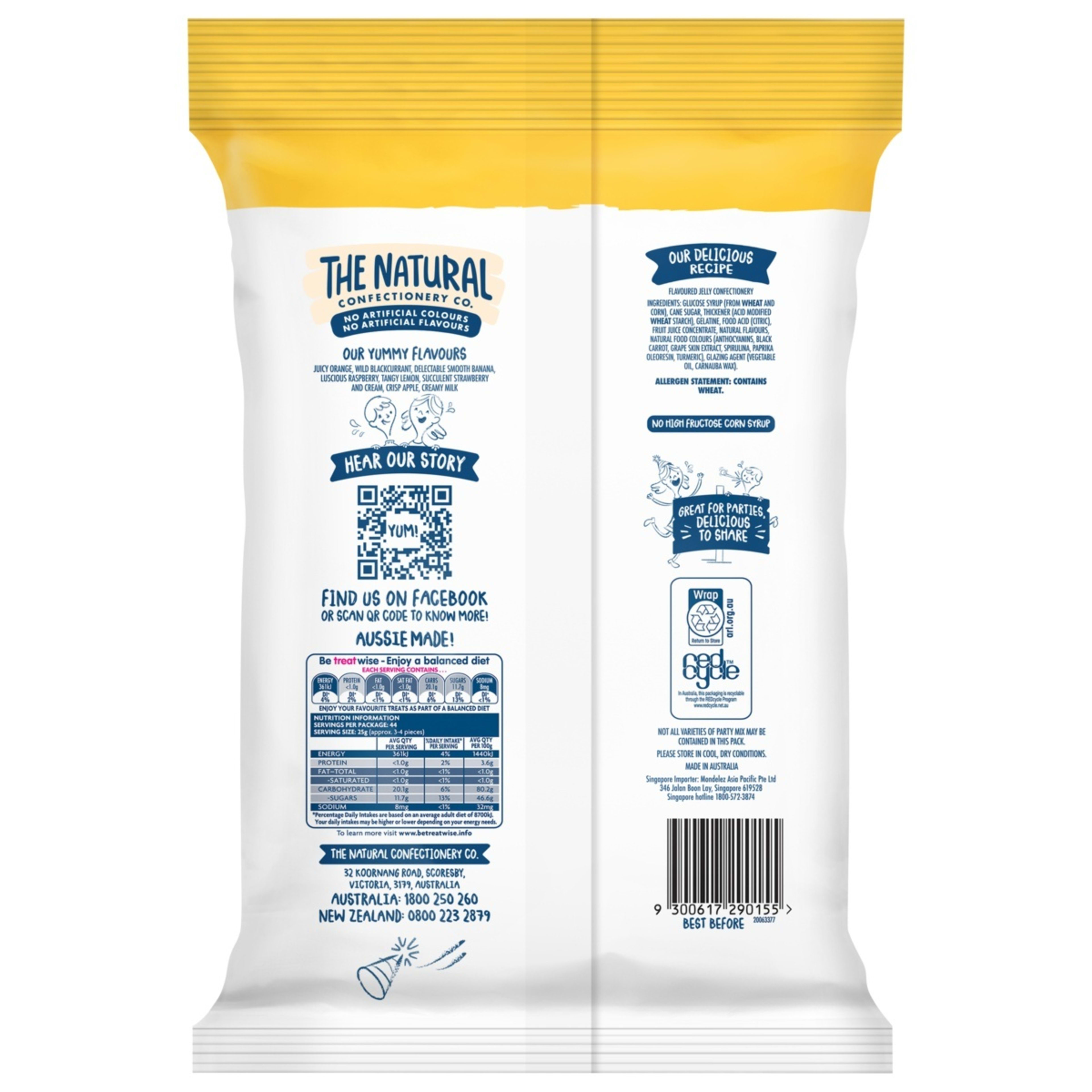 The Natural Confectionery Co. Party Mix Lollies 1.1kg Kmart