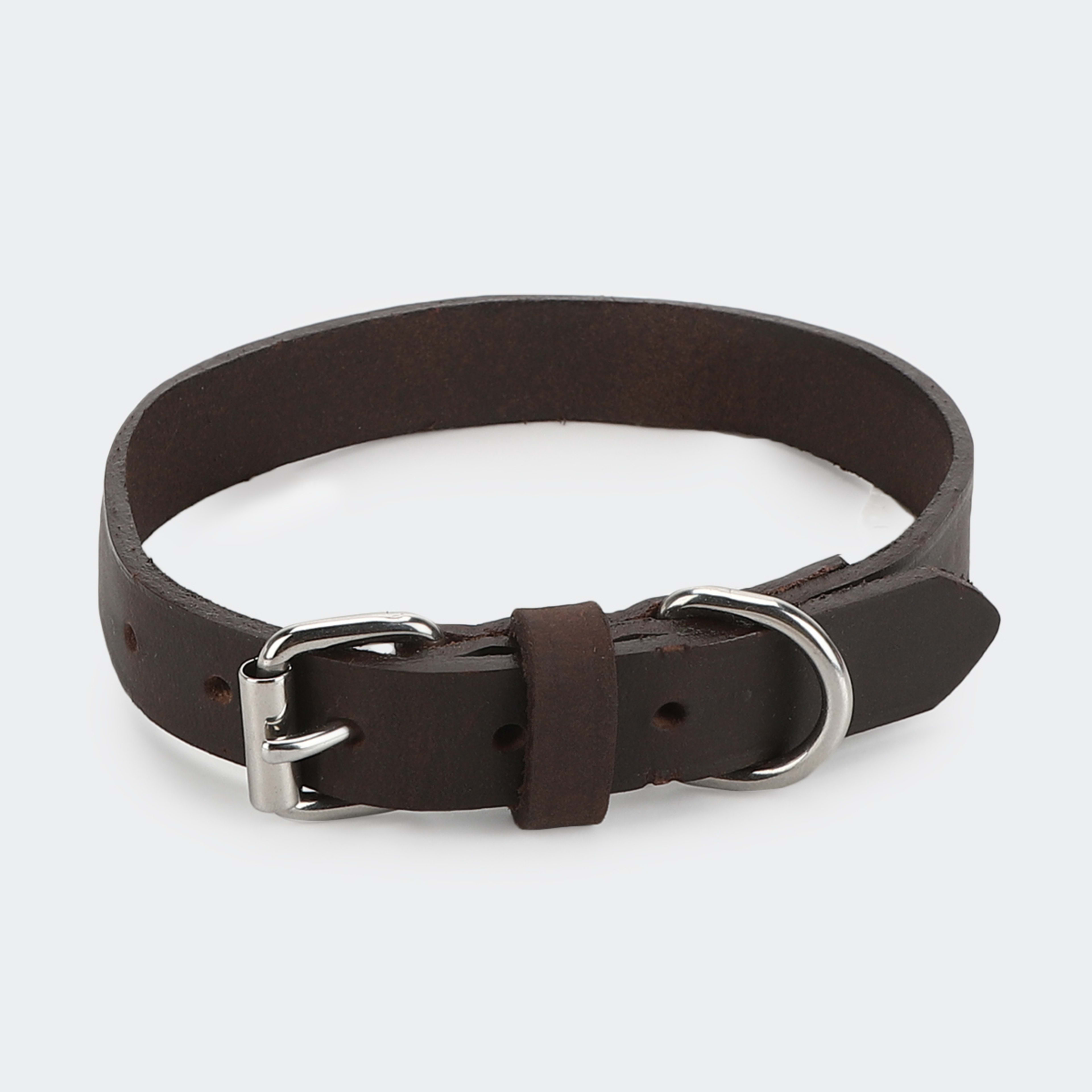 Dog Collar Leather Medium Kmart