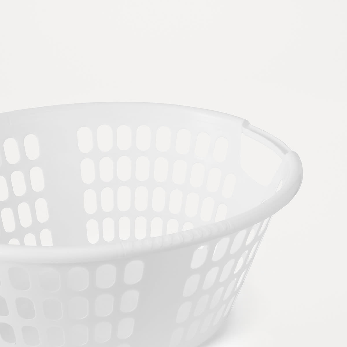 Oval Laundry Basket White Kmart