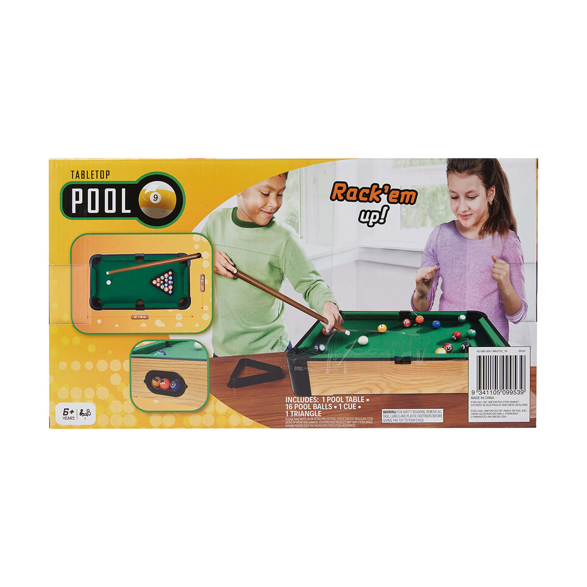 Tabletop Pool Set Kmart
