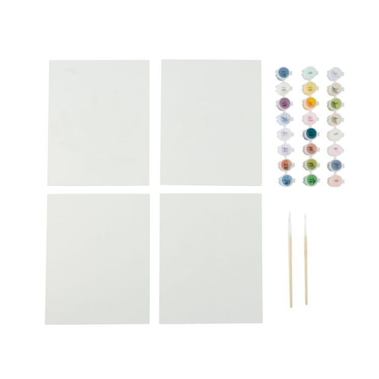 Paint by Numbers Canvas Board Kit Kmart