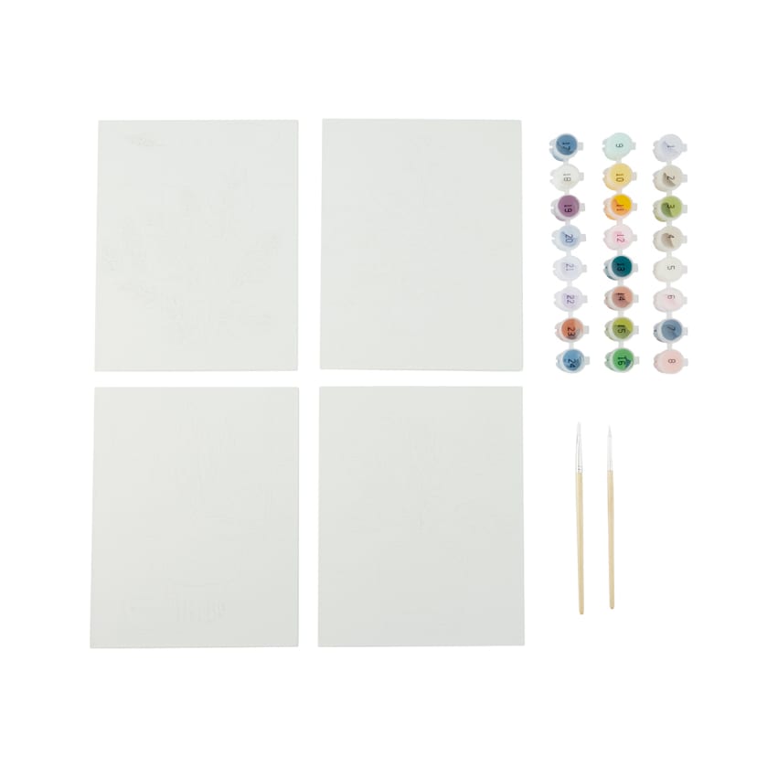 Paint by Numbers Canvas Board Kit Kmart