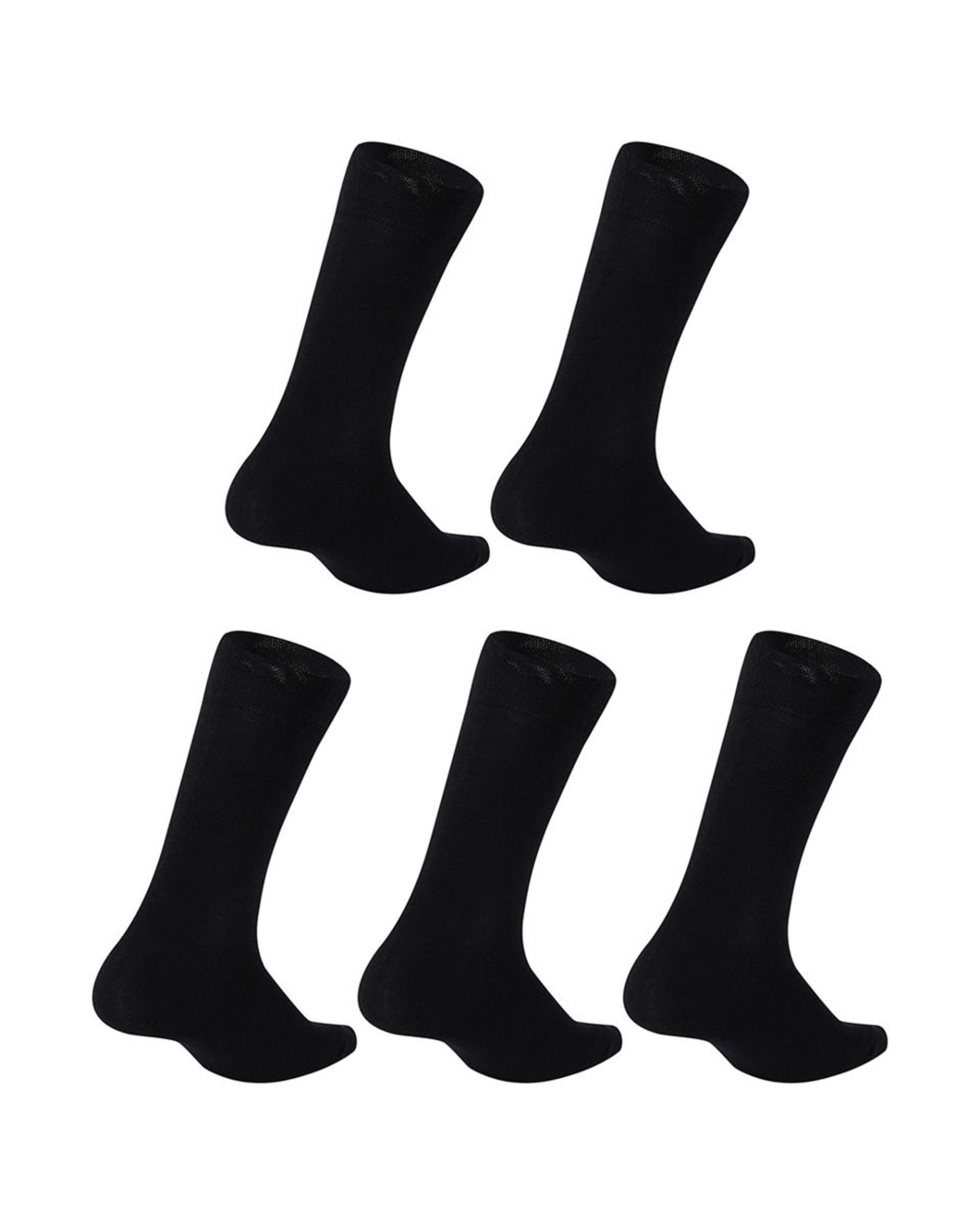 2 5 Pack Business Socks Black, 2 of 3