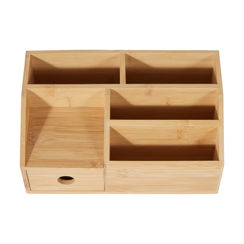 Bamboo Desk Organiser - Kmart