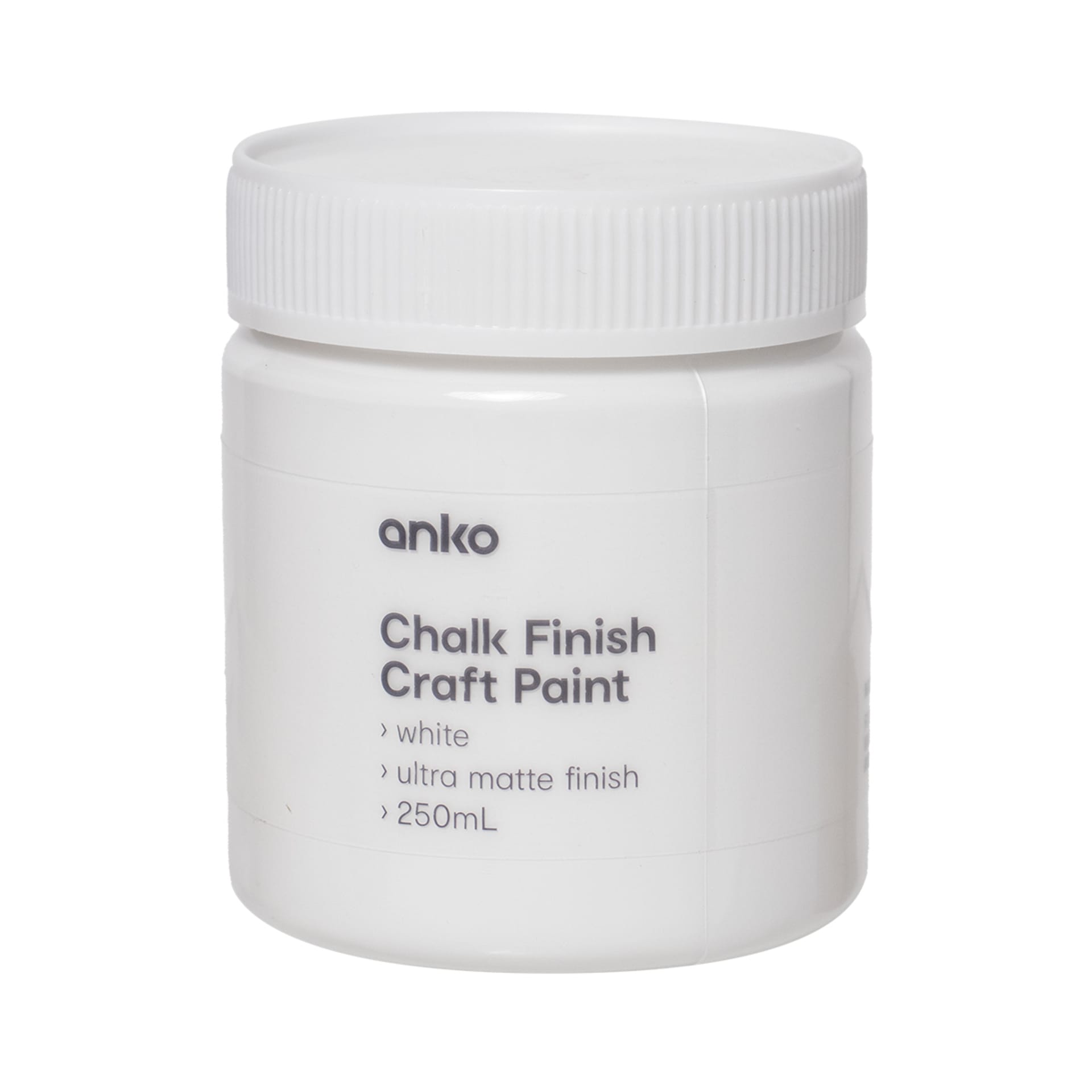 Chalk Finish Craft Paint White Kmart