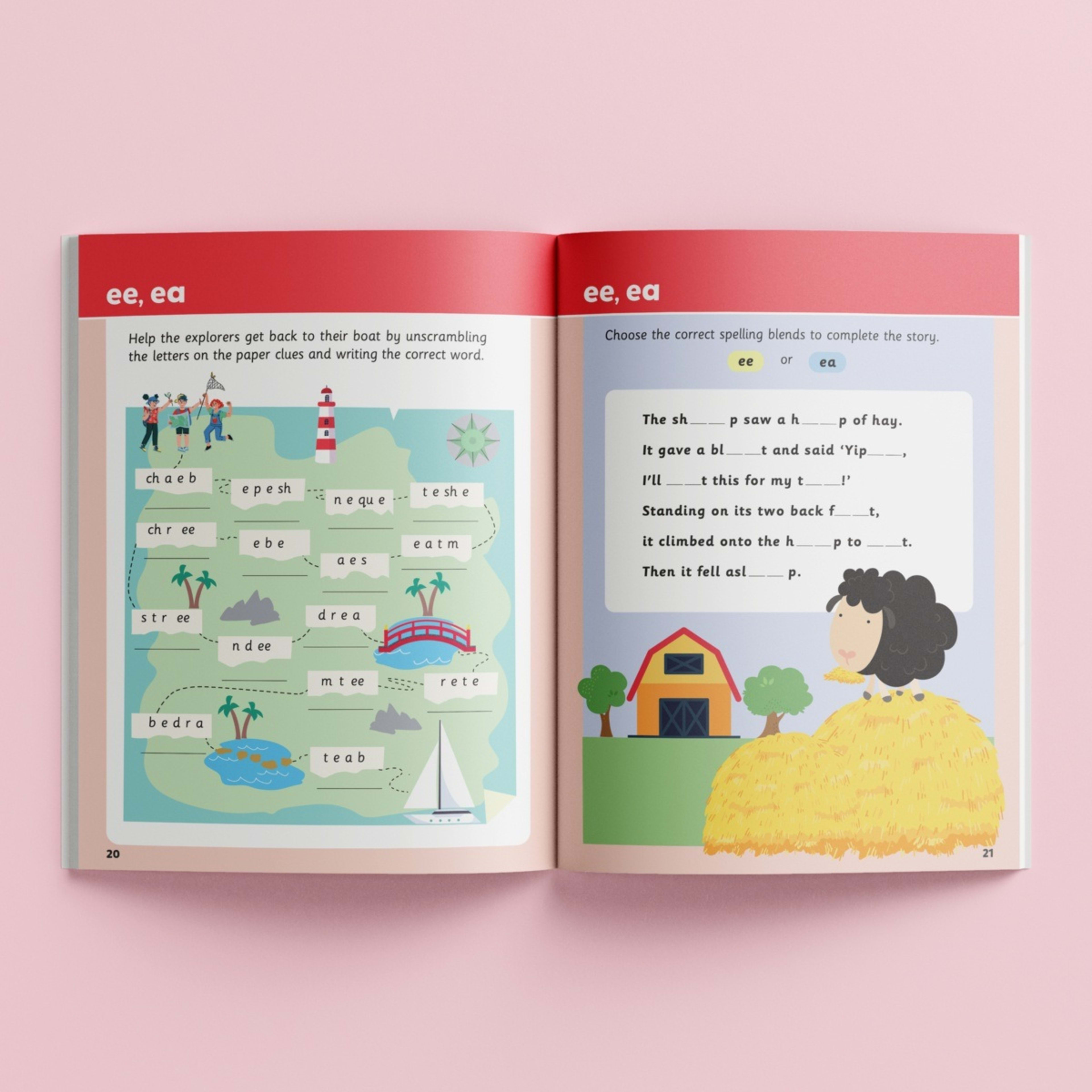 2 Junior Explorers: Phonics and Reading by Louise Park and Vicky Egan - Book, 2 of 5