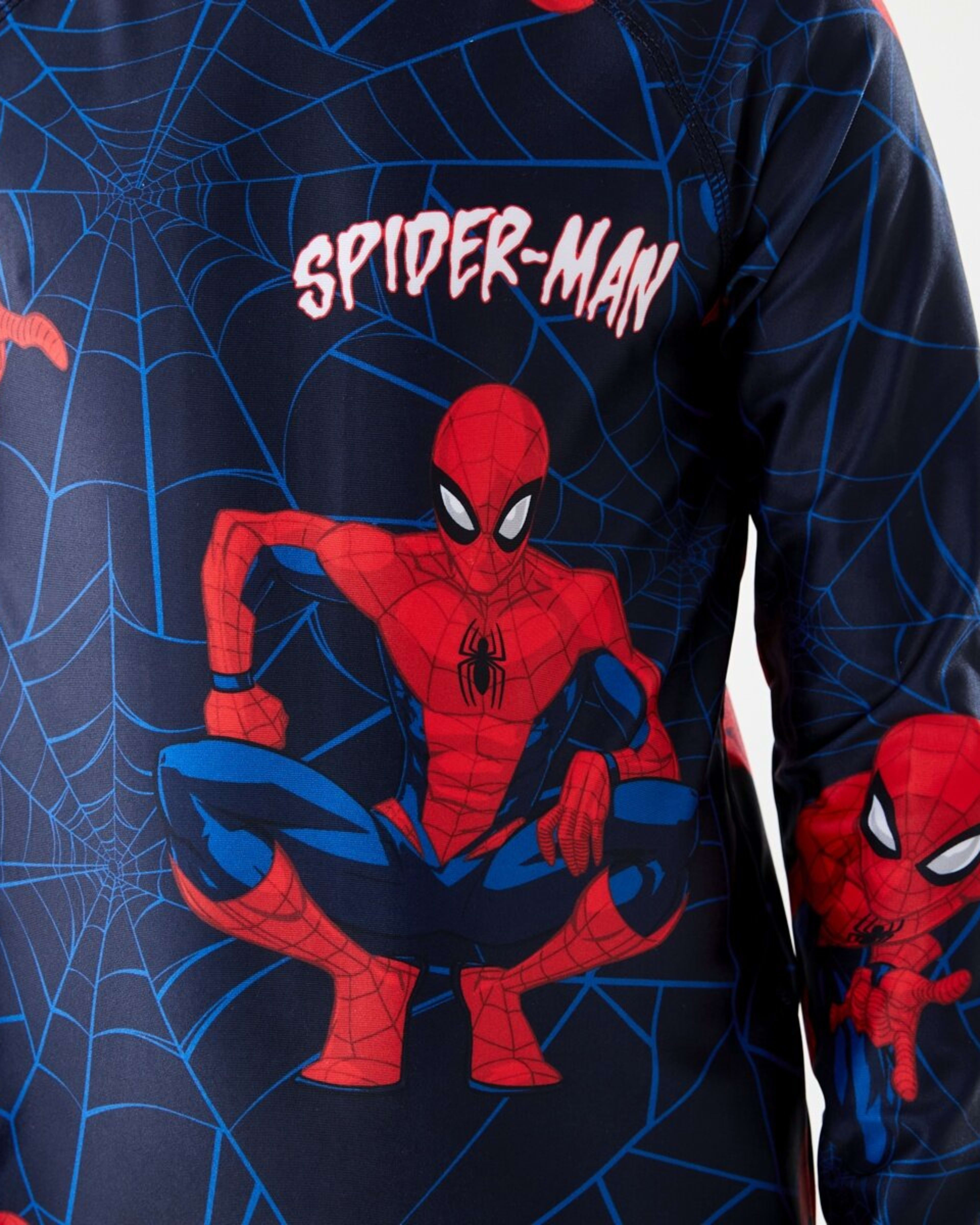 4 Spider-Man License Long Sleeve Swimsuit Spiderman, 4 of 6