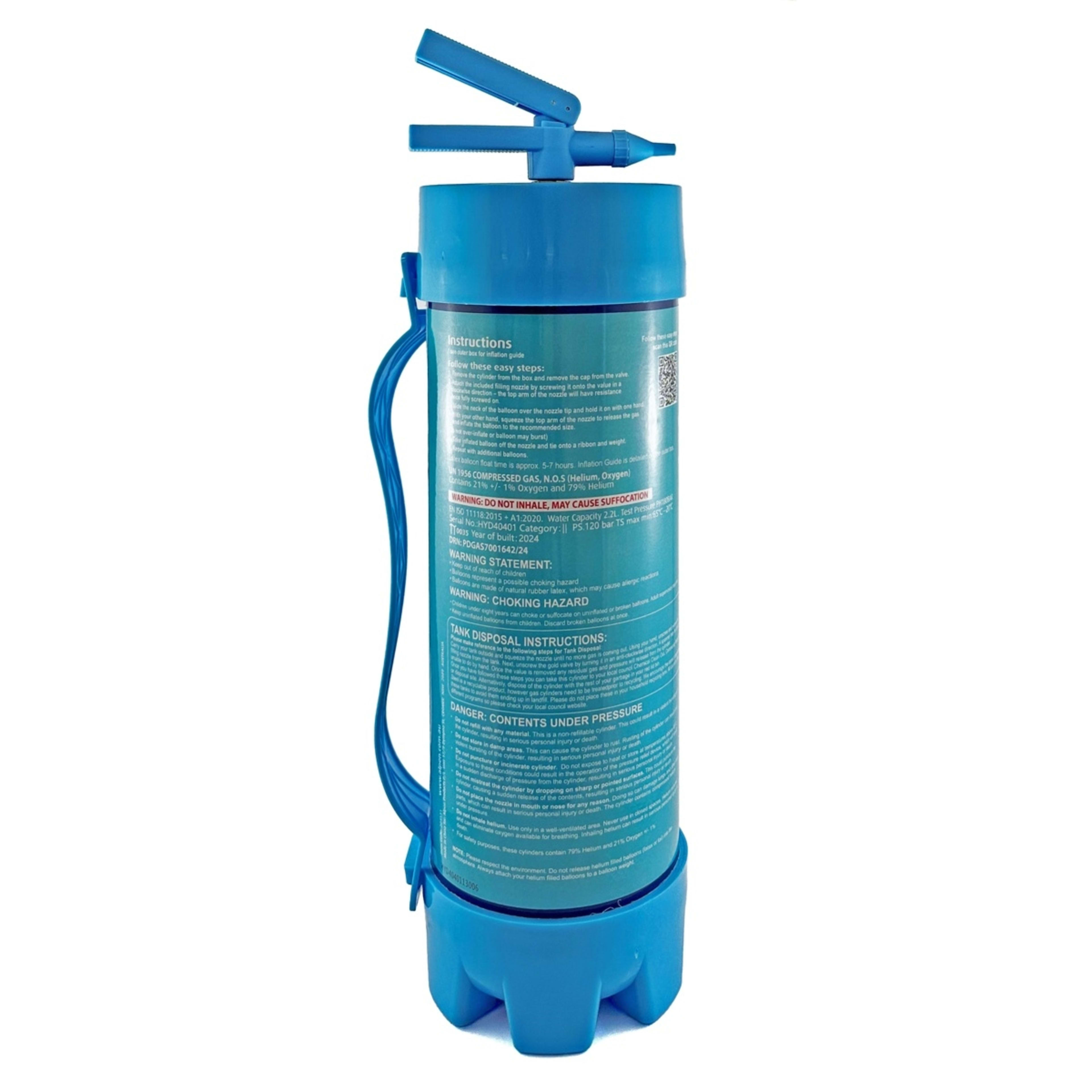5 Alpen Occasions Disposable Helium Tank Kit - Small, 5 of 7