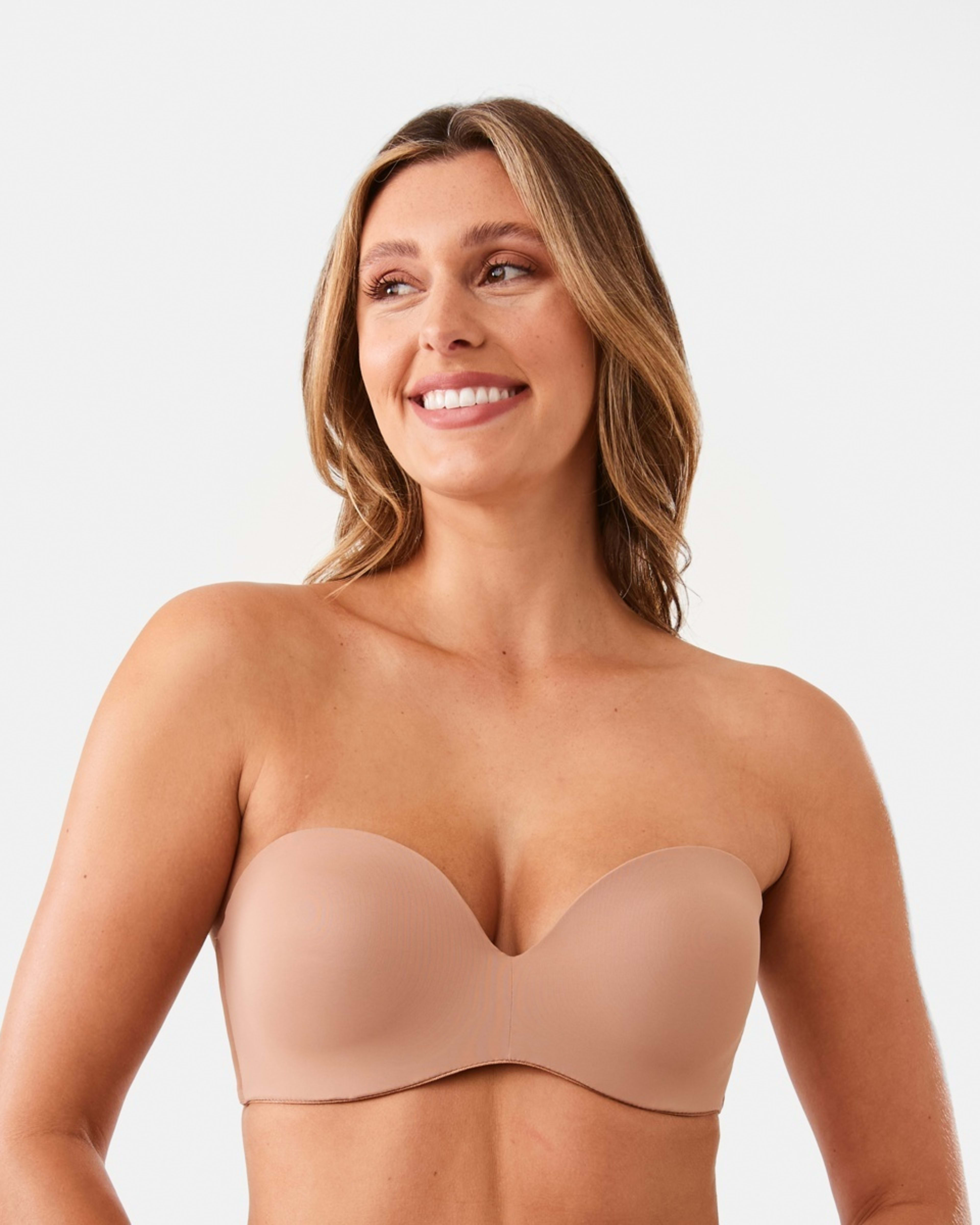 7 Hidden Underwire Strapless Bra MAPLE SYRUP, 7 of 9