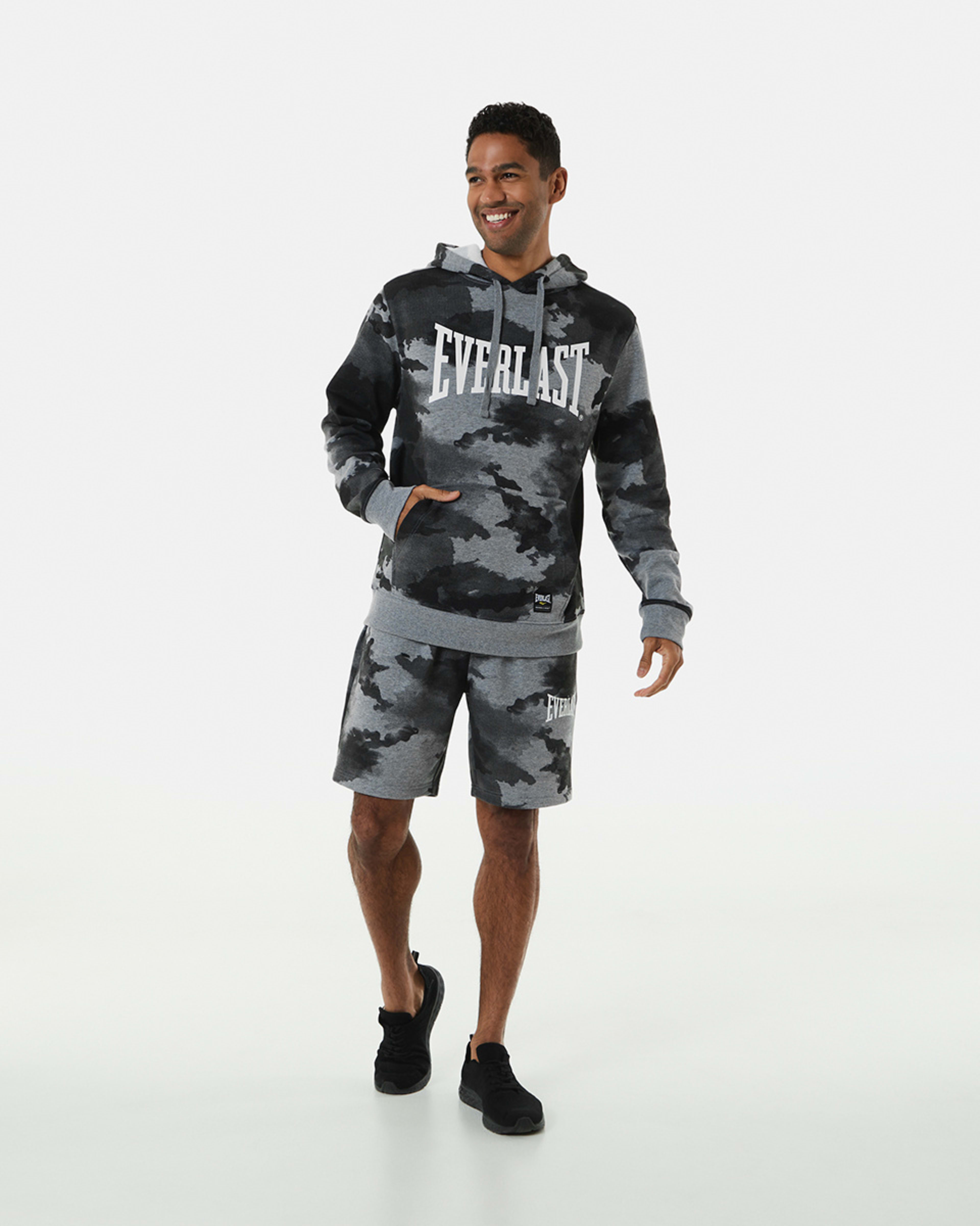Active Everlast Mens Camo Hoodie Kmart