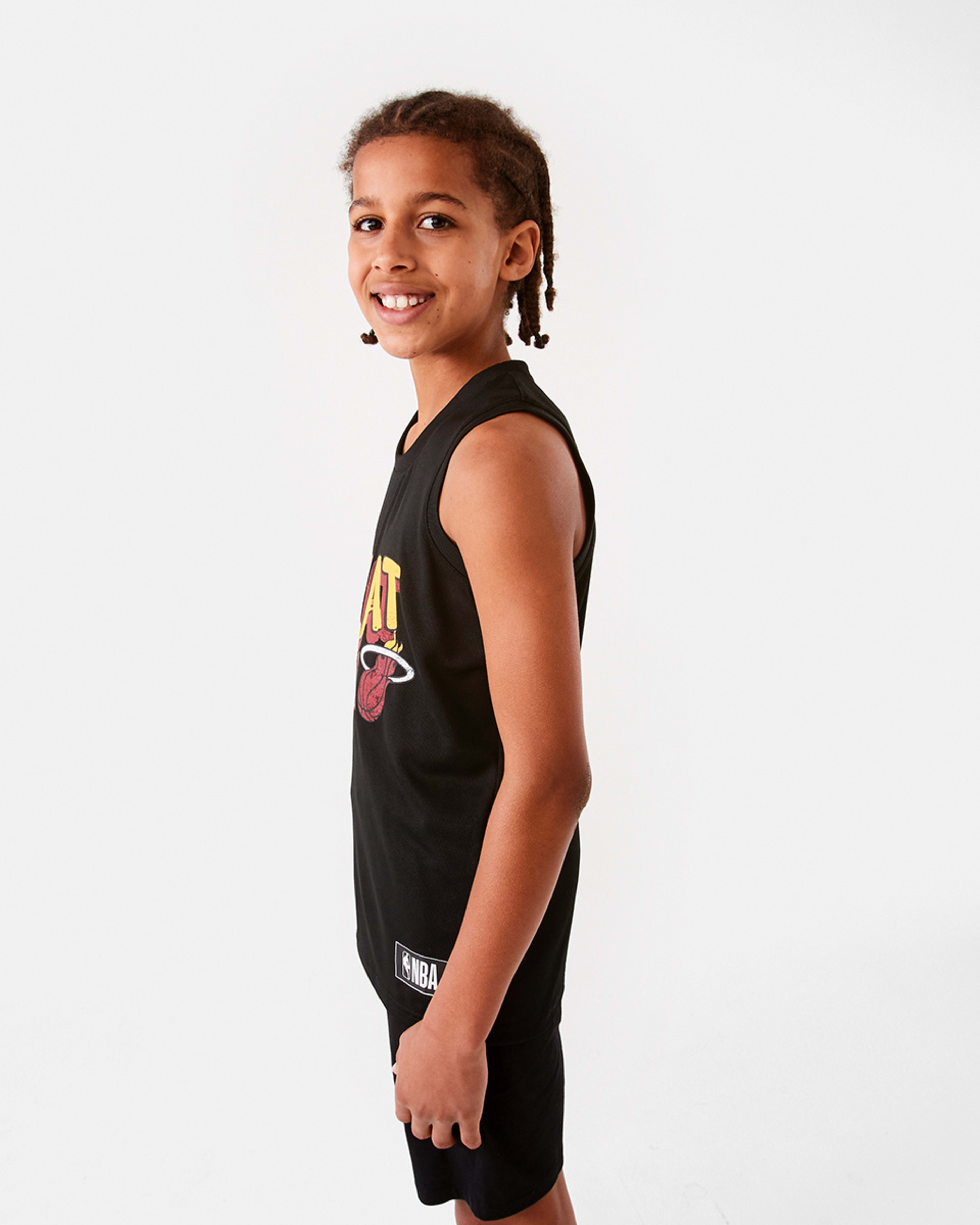 2 Official NBA Kids Mesh Tank Heat 7cga, 2 of 10