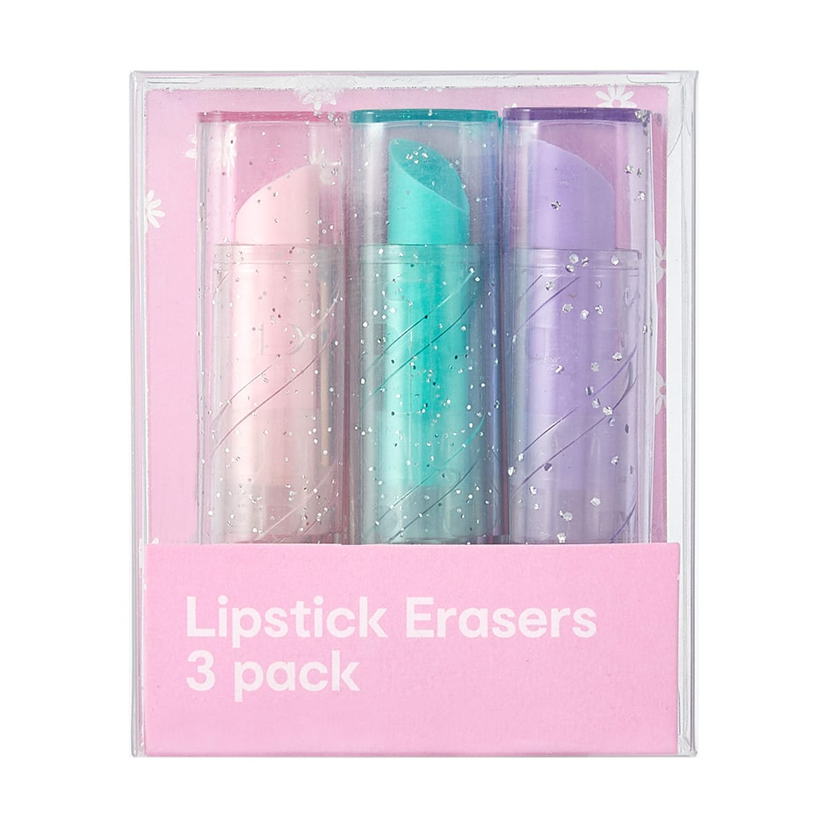 3 Pack Lipstick Erasers Kmart