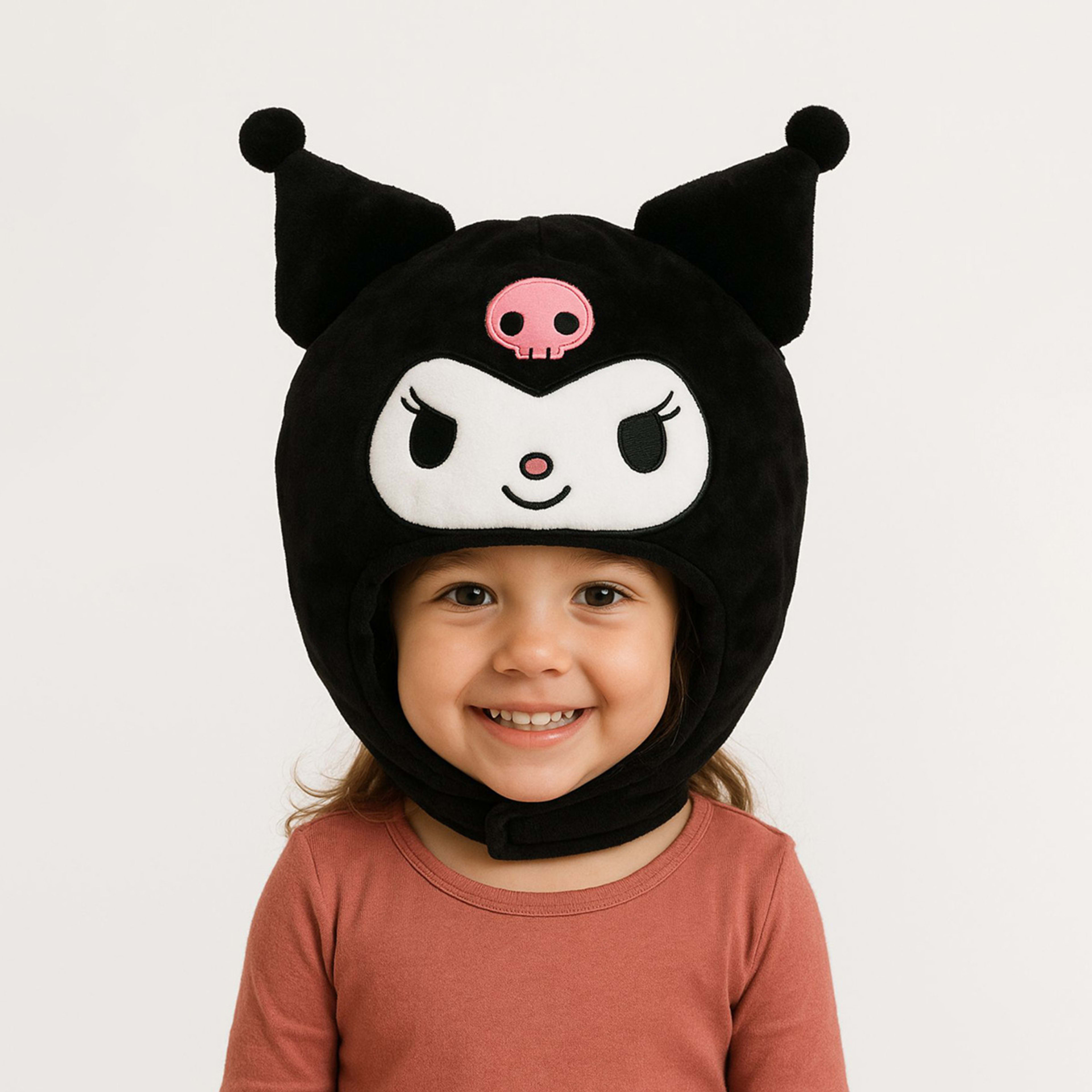 1 Sanrio Kuromi Plush Head Mask - Ages 3+