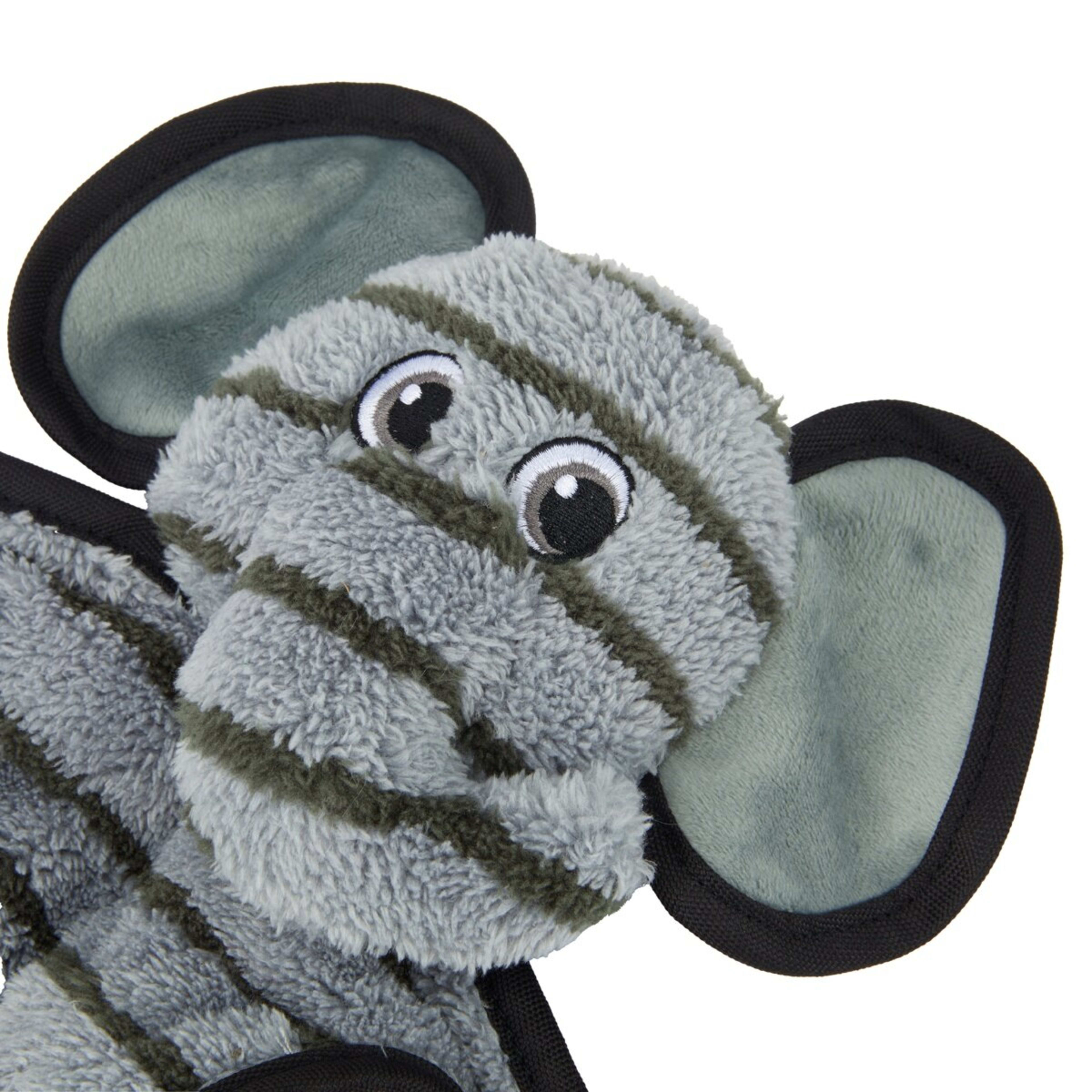5 Pet Toy Plush Multi Squeak Elephant, 5 of 7