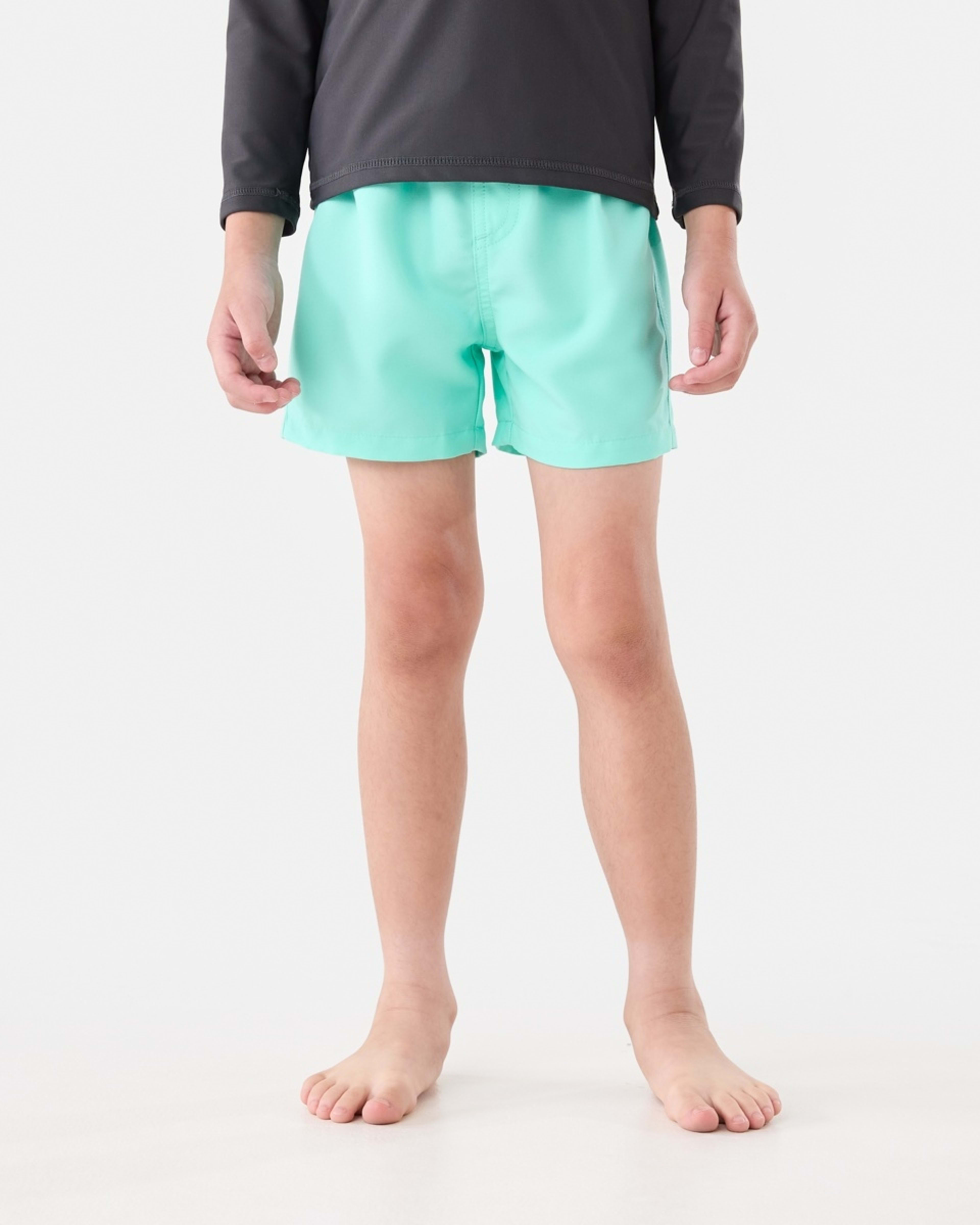 1 Plain Boardshorts FLURO EGGSHELL, 1 of 5