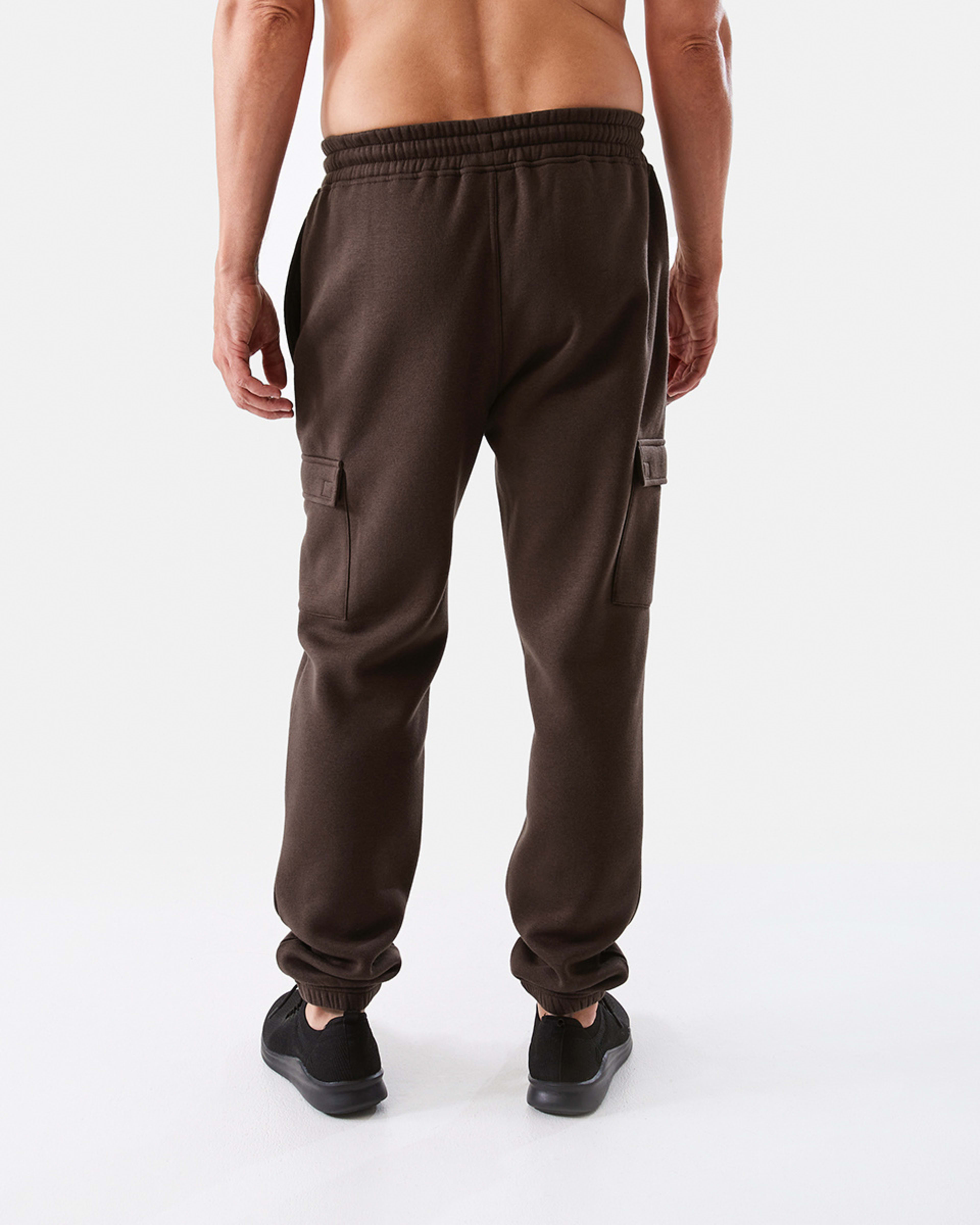 4 Everlast Mens Cargo Trackpants Sepia, 4 of 7