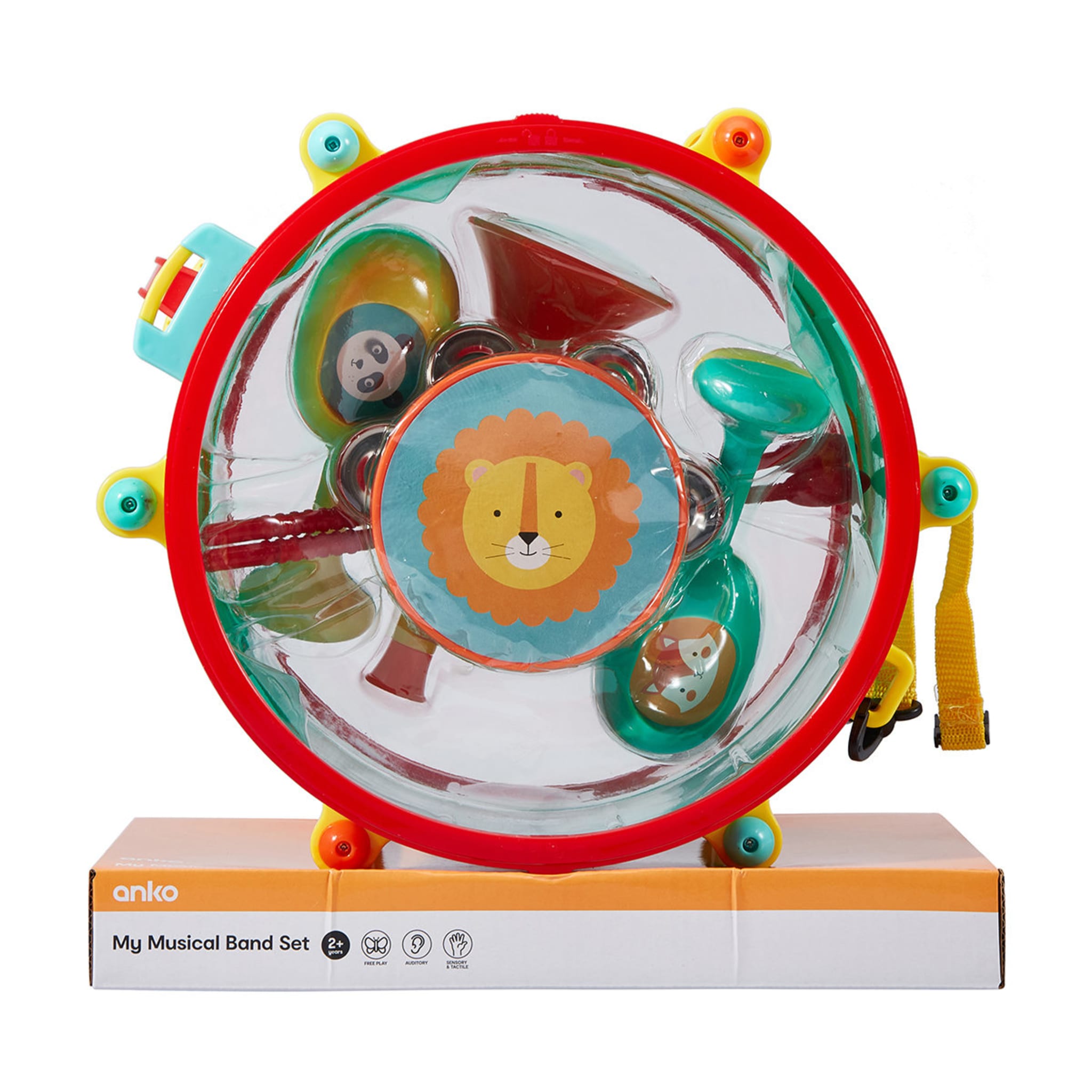 7 Piece Party Drum Set Kmart