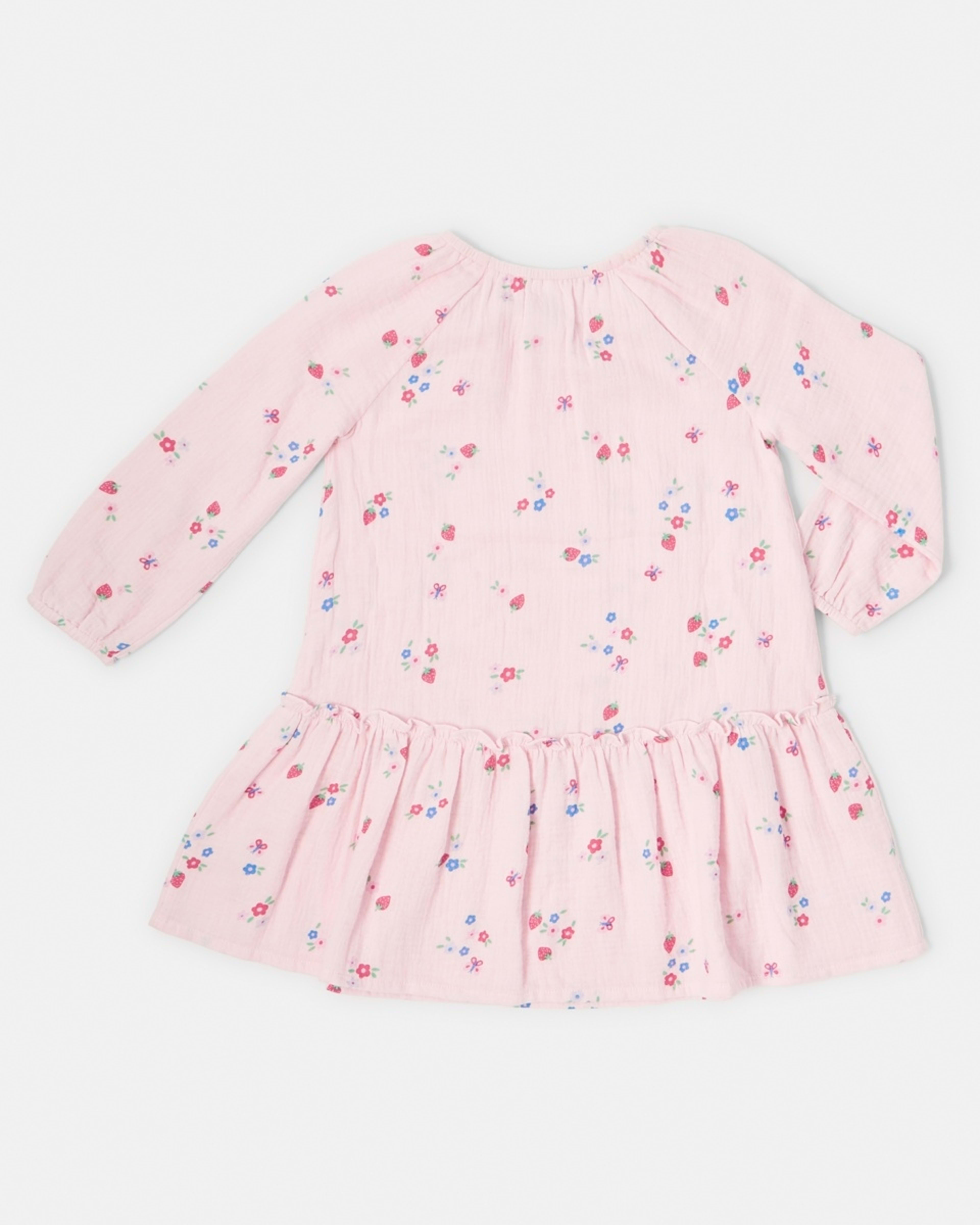 9 Long Sleeve Woven Dress Ditsy, 9 of 9