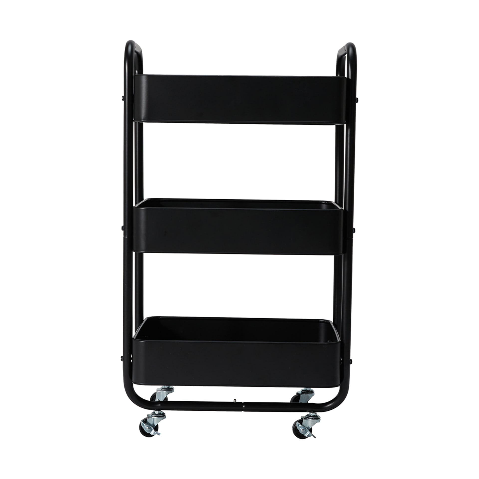 3 Tier Trolley Black Kmart