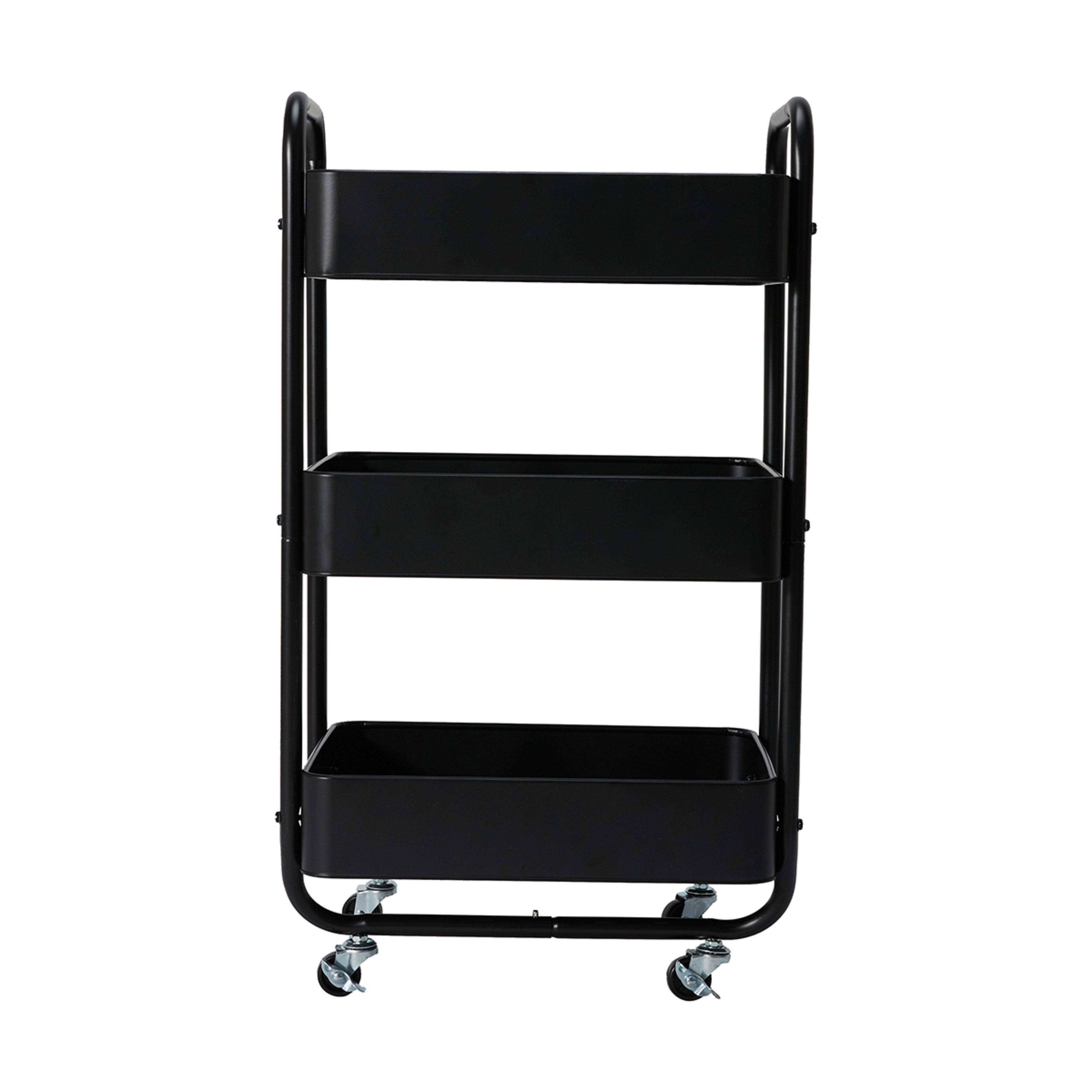 3 Tier Trolley - Black - Kmart