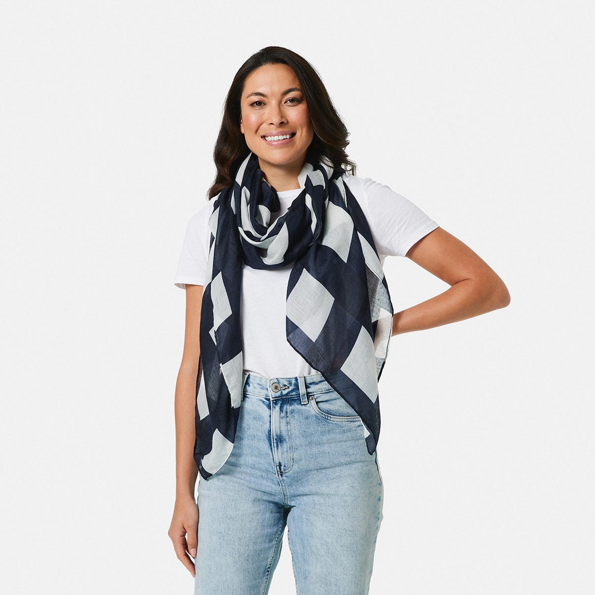 Lightweight Printed Scarf Kmart