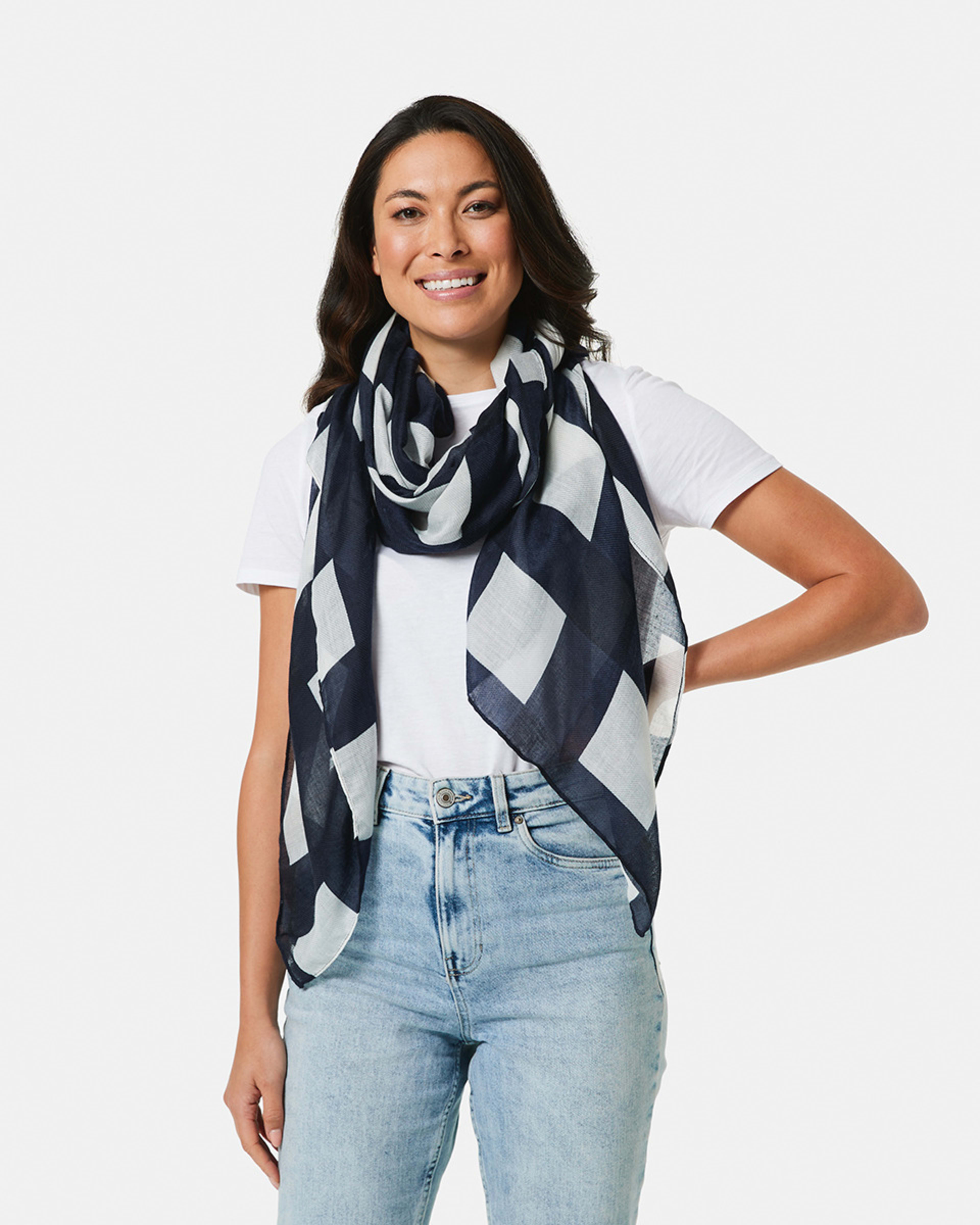 Lightweight Printed Scarf Kmart