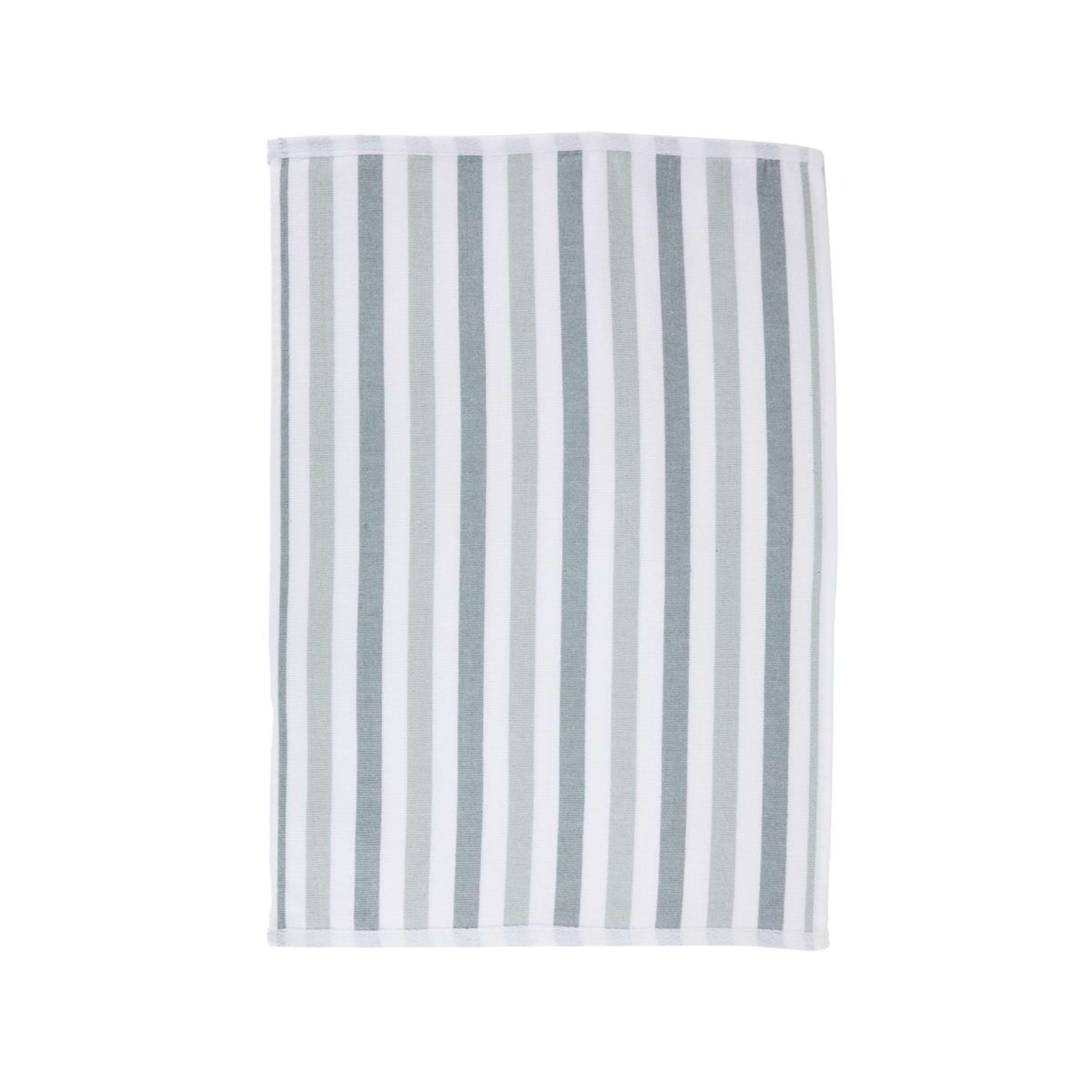 6 4 Pack Green Linear Terry Tea Towels, 6 of 7