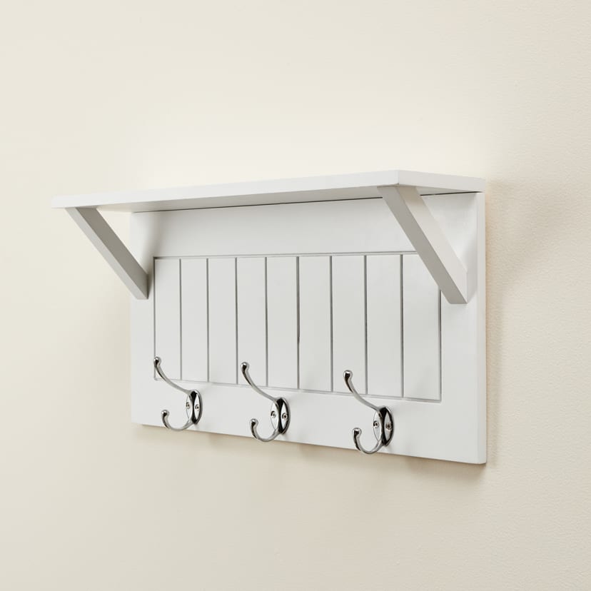 Hamptons Shelf with Hooks Kmart