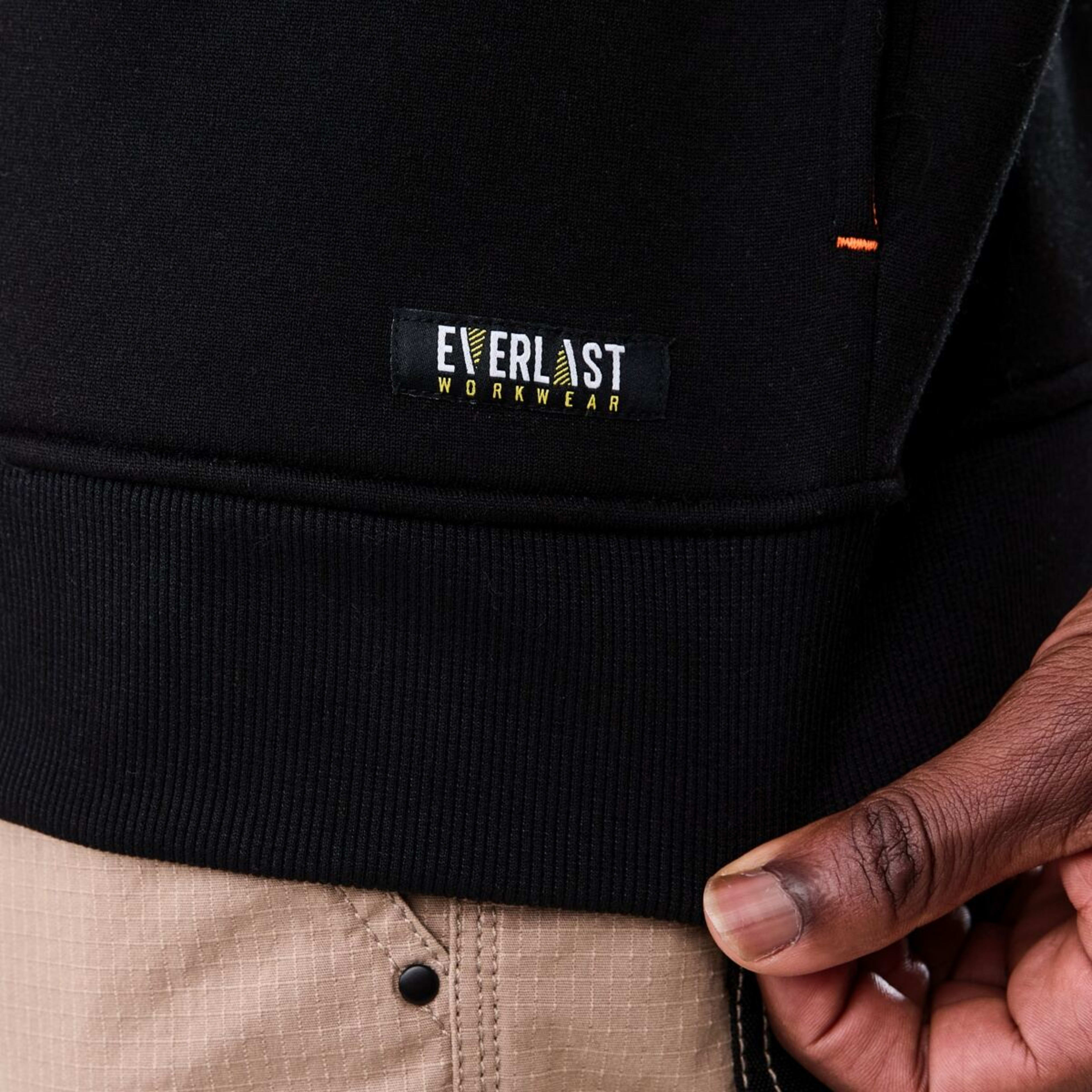 9 Everlast Work Zip Through Hoodie Black, 9 of 10