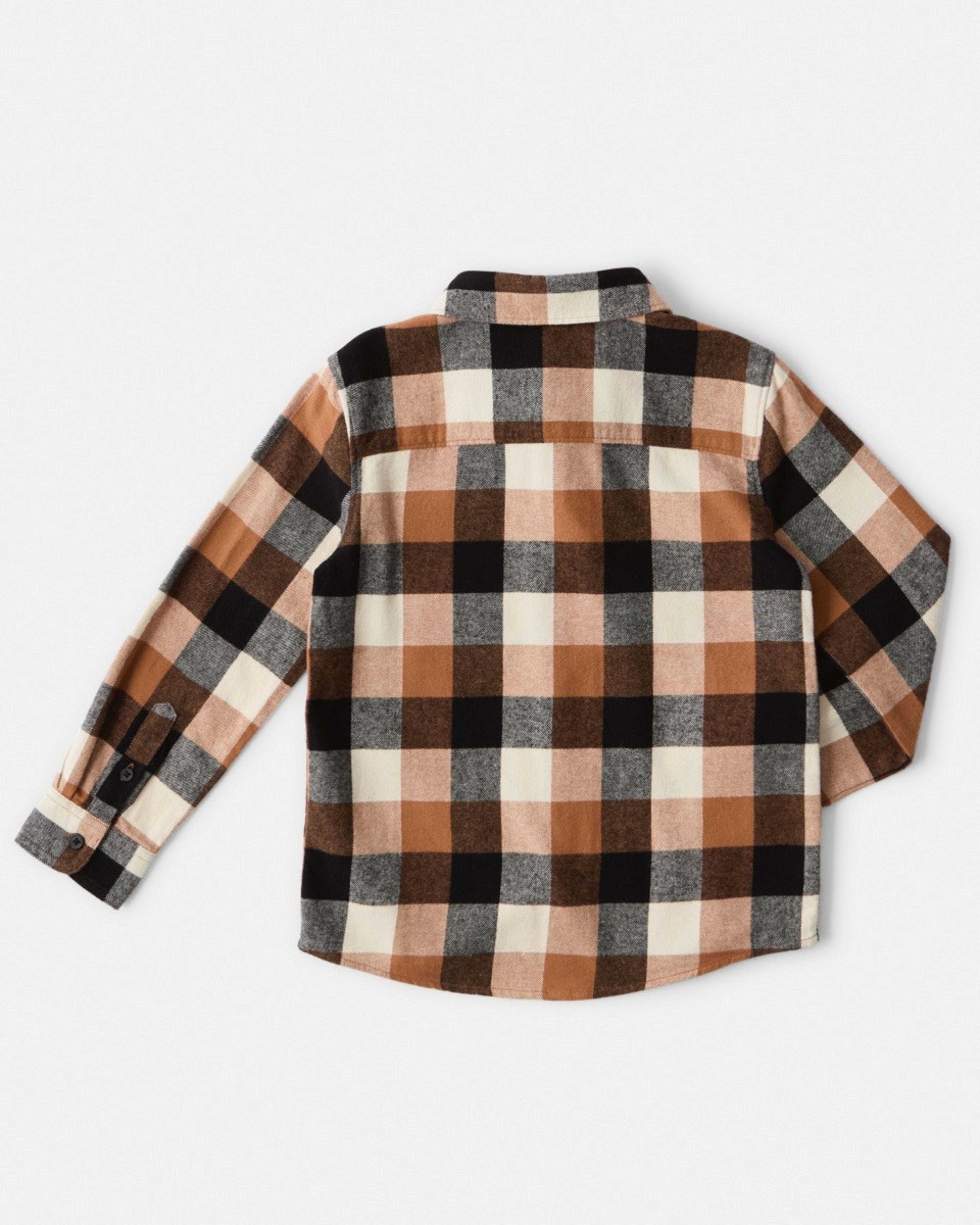 10 Yarn Dyed Flannel Shirt Three Tone Buffalo Check, 10 of 10