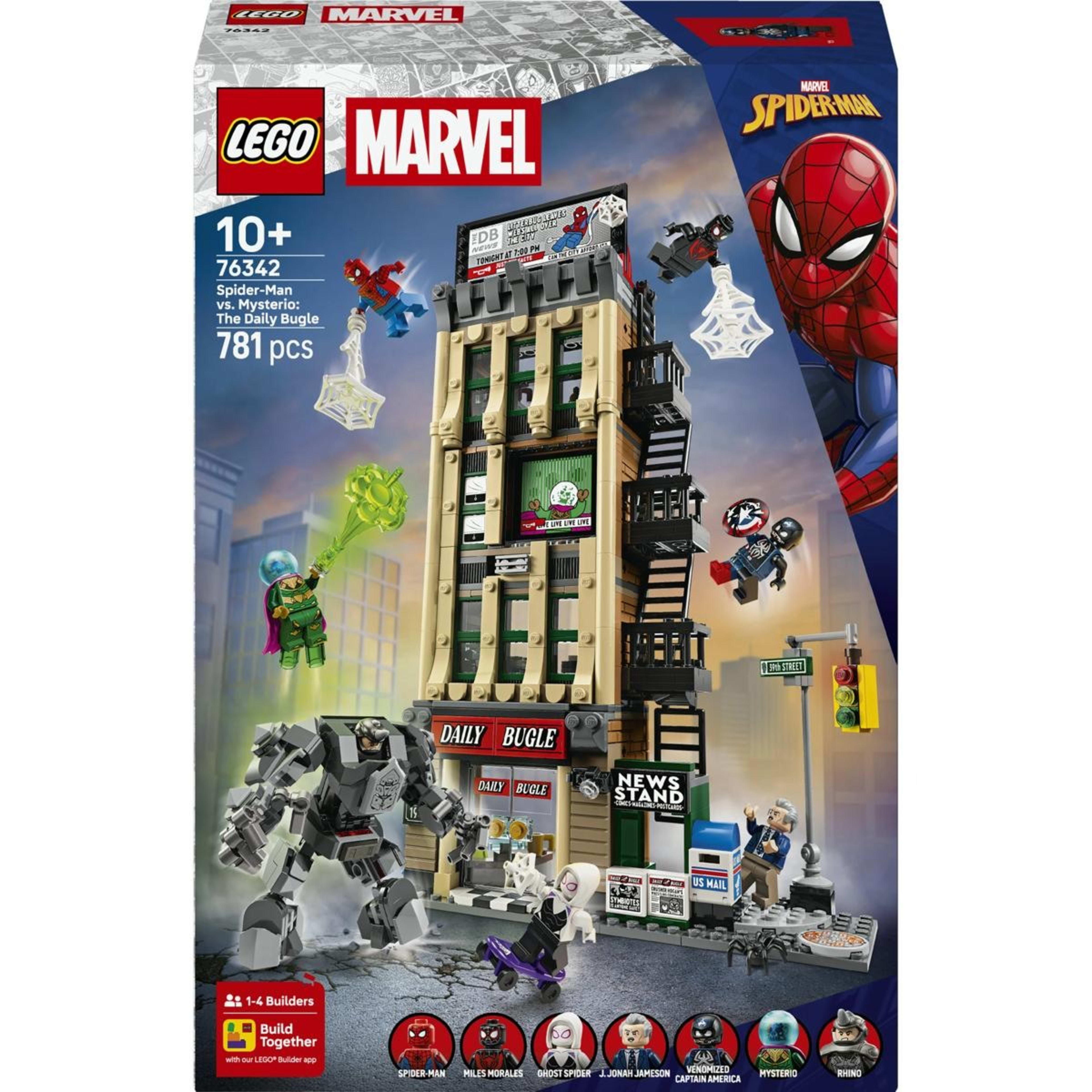 1 LEGO Super Heroes Spider-Man vs. Mysterio: The Daily Bugle 76342, 1 of 10