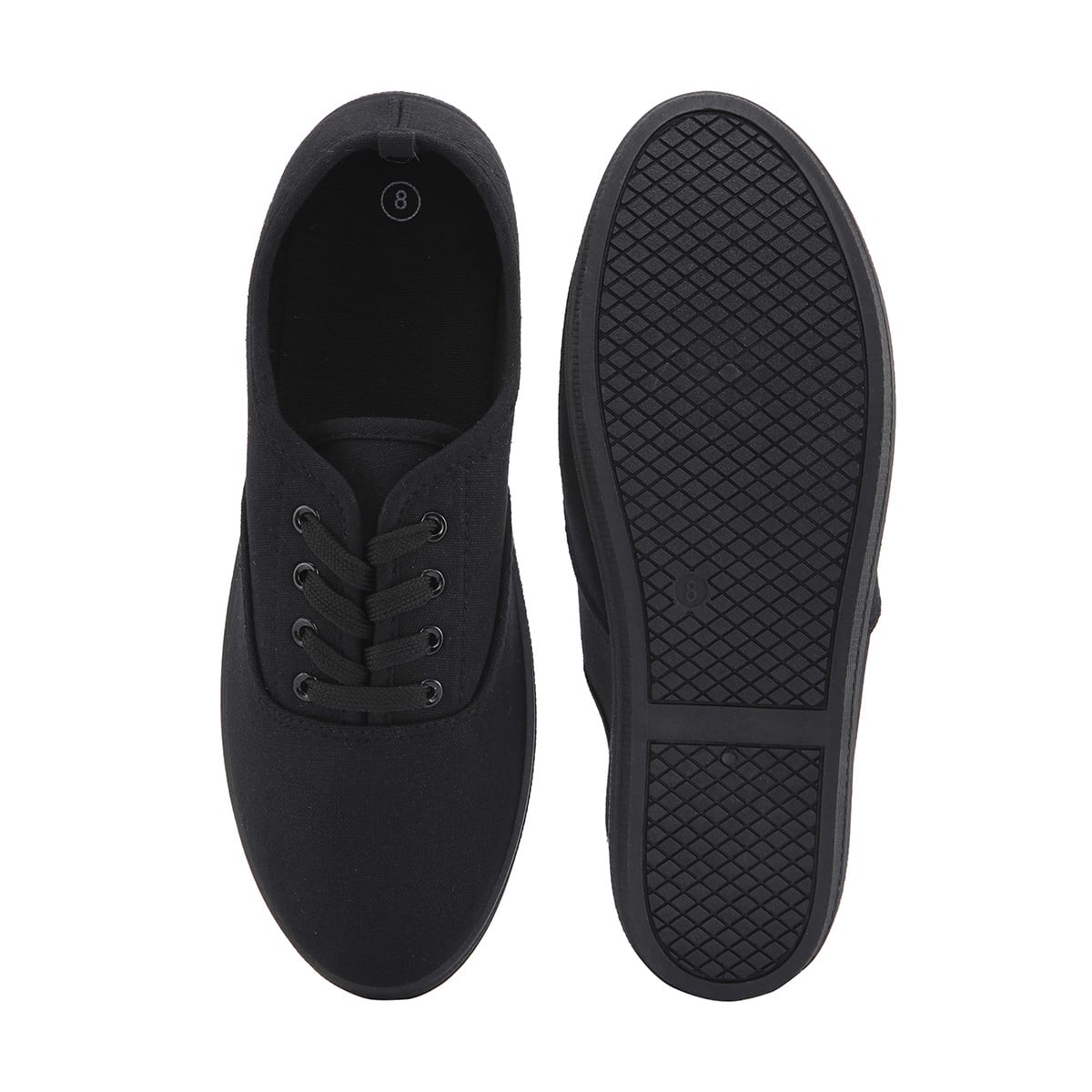 Basic Lace Up Canvas Shoes Kmart