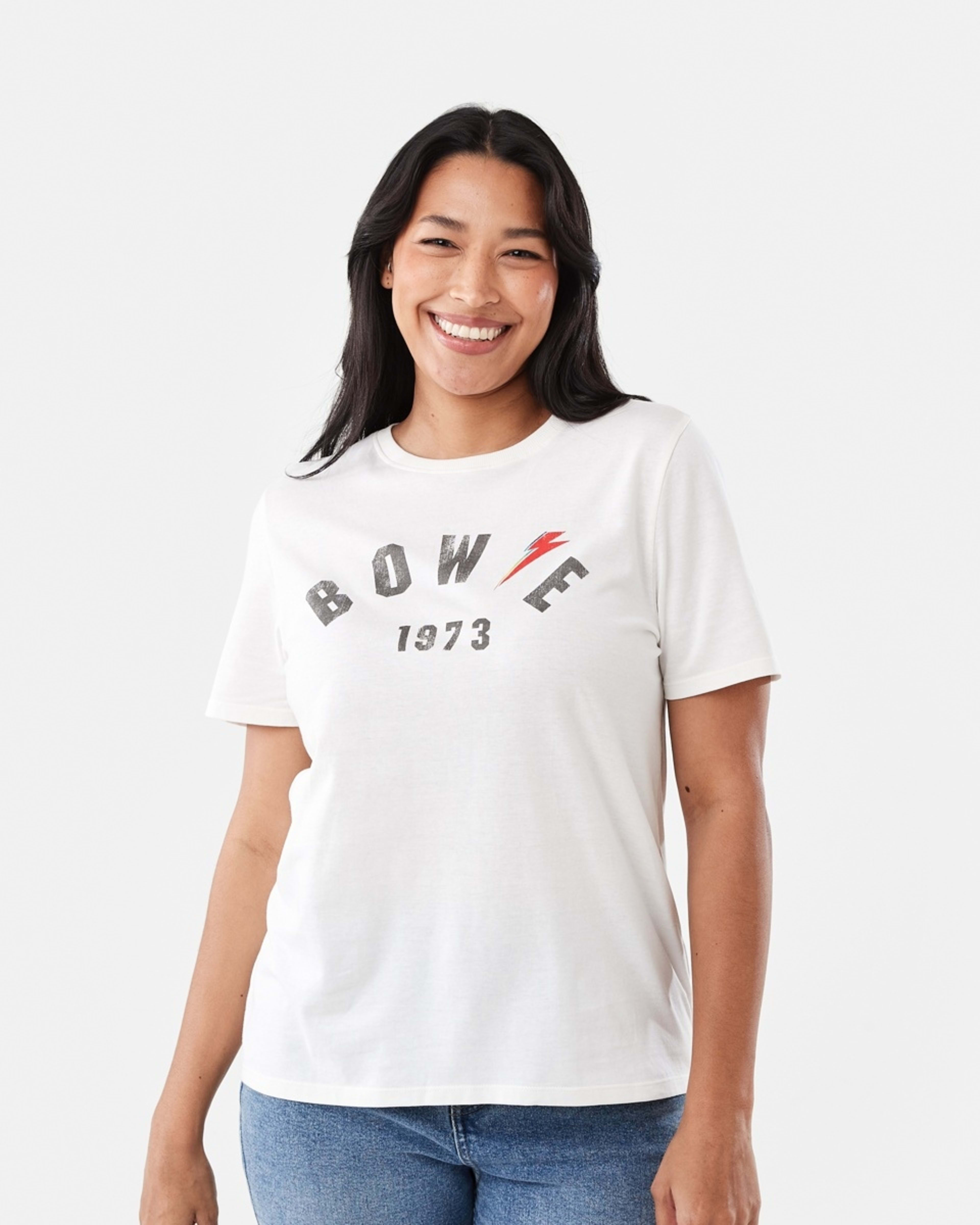 1 Short Sleeve David Bowie License T-shirt Bowie