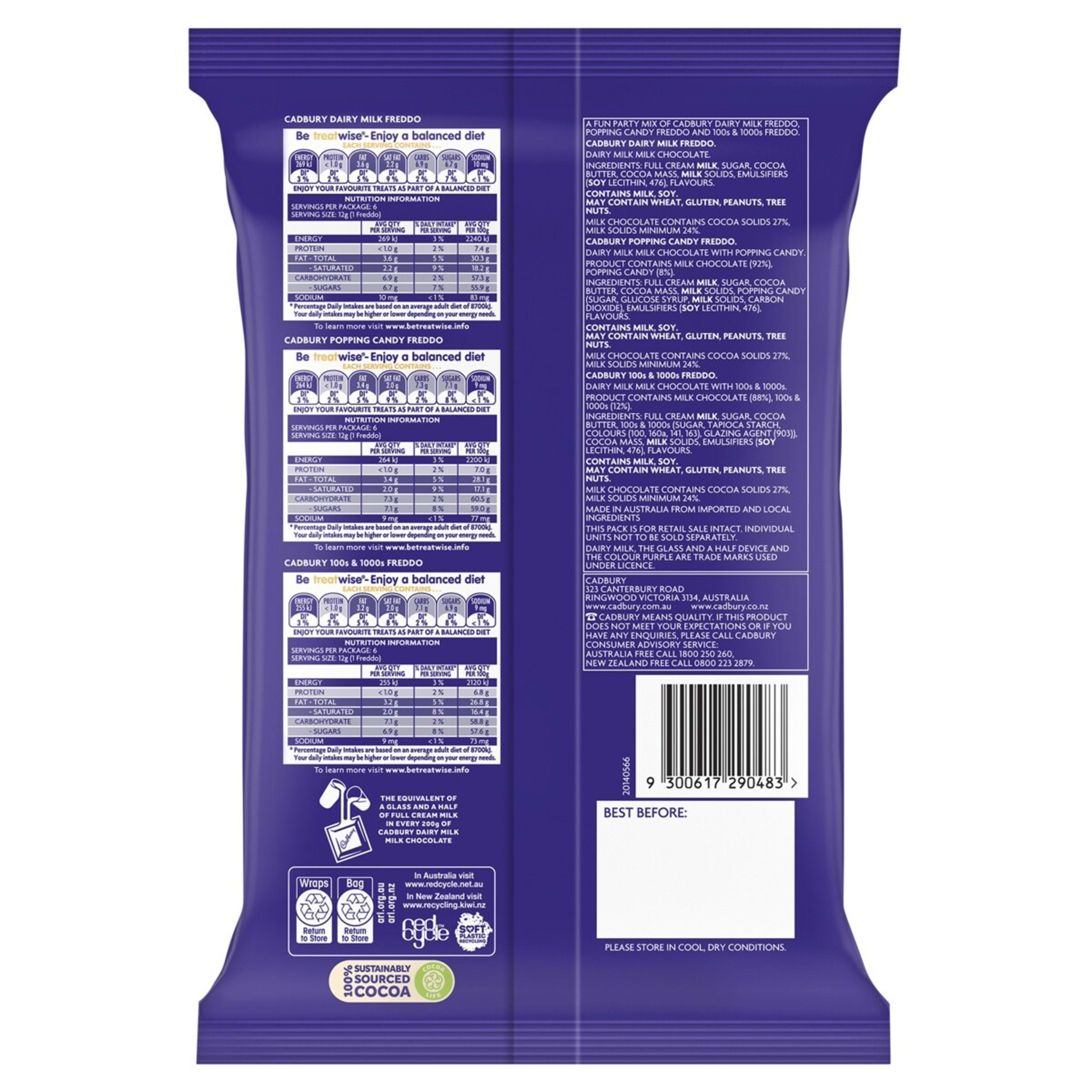 2 18 Piece Cadbury Dairy Milk Freddo Party 216g, 2 of 2